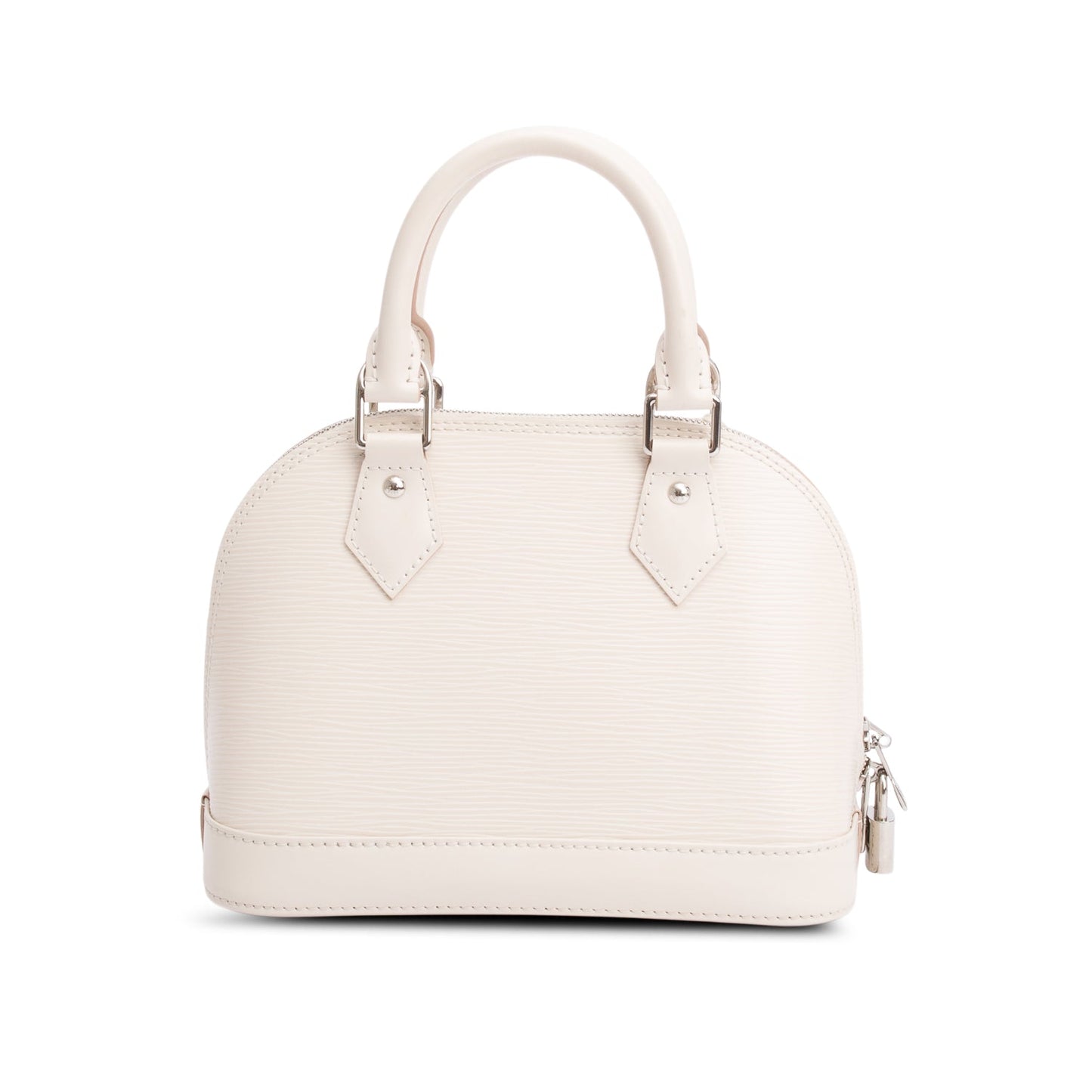 Louis Vuitton White Epi Leather Alma BB