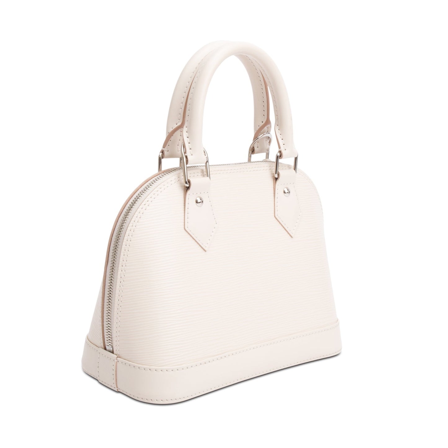 Louis Vuitton White Epi Leather Alma BB