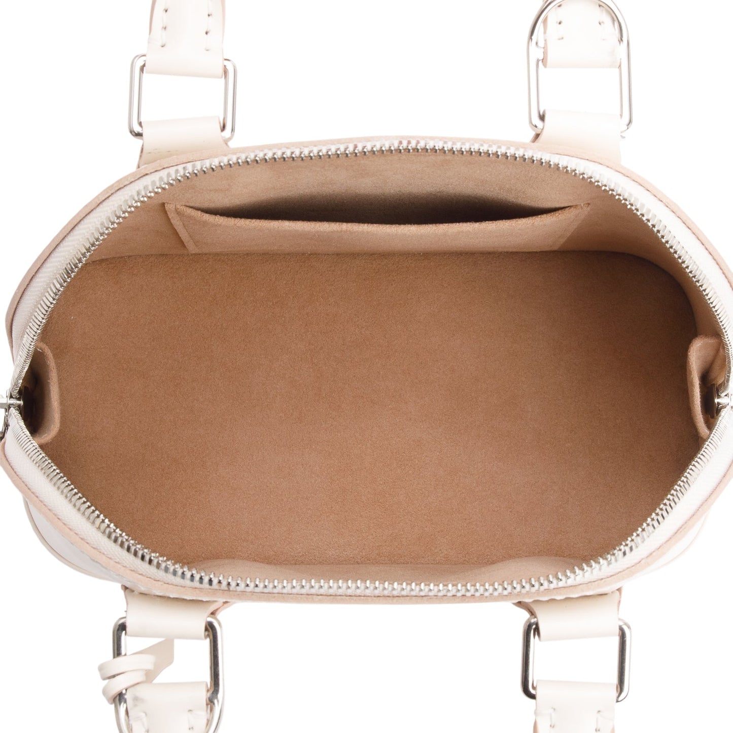 Louis Vuitton White Epi Leather Alma BB