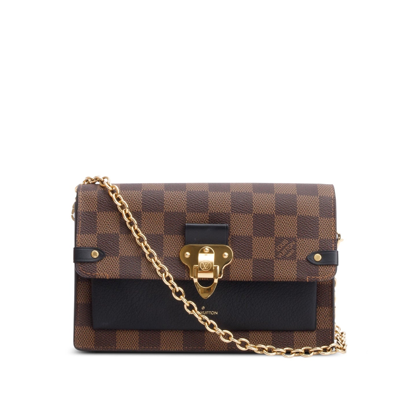 Louis Vuitton 2022 Damier Ebene Vavin Chain Wallet