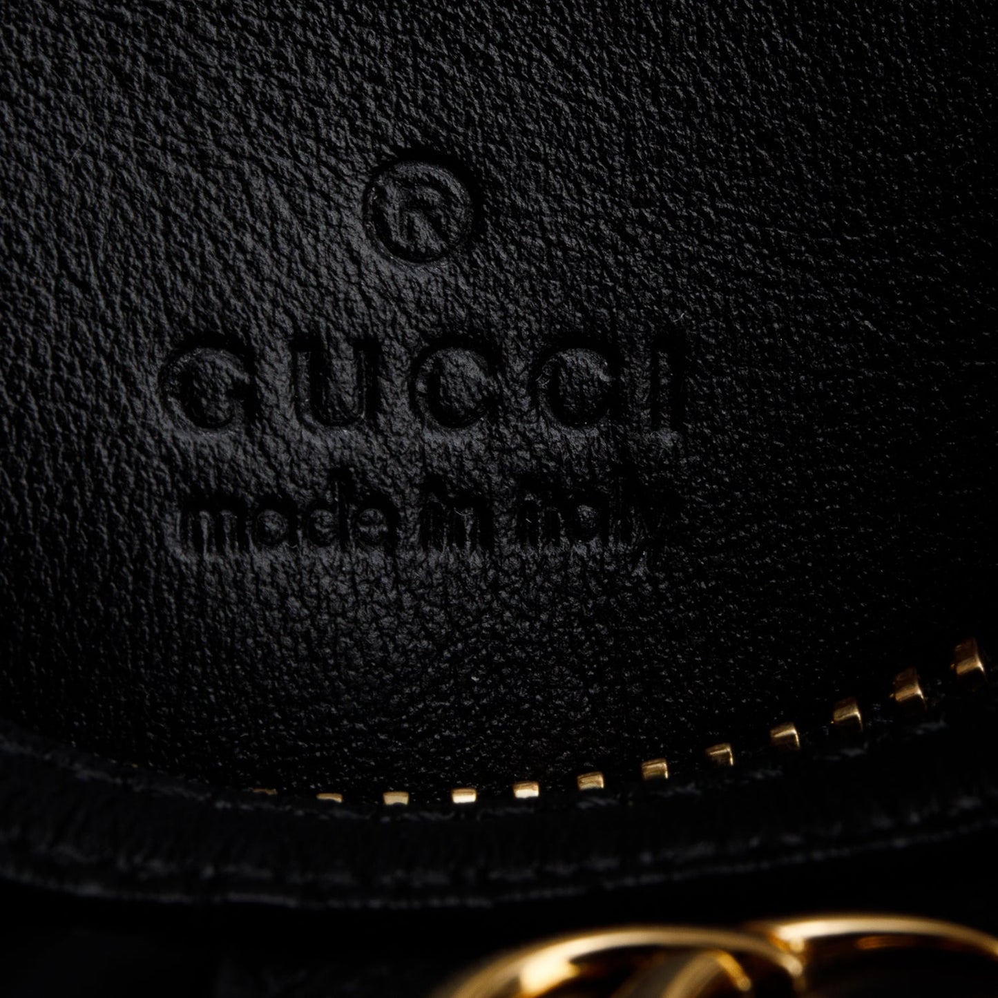 Gucci Black Calfskin GG Matelasse Leather Mini Top Handle Bag