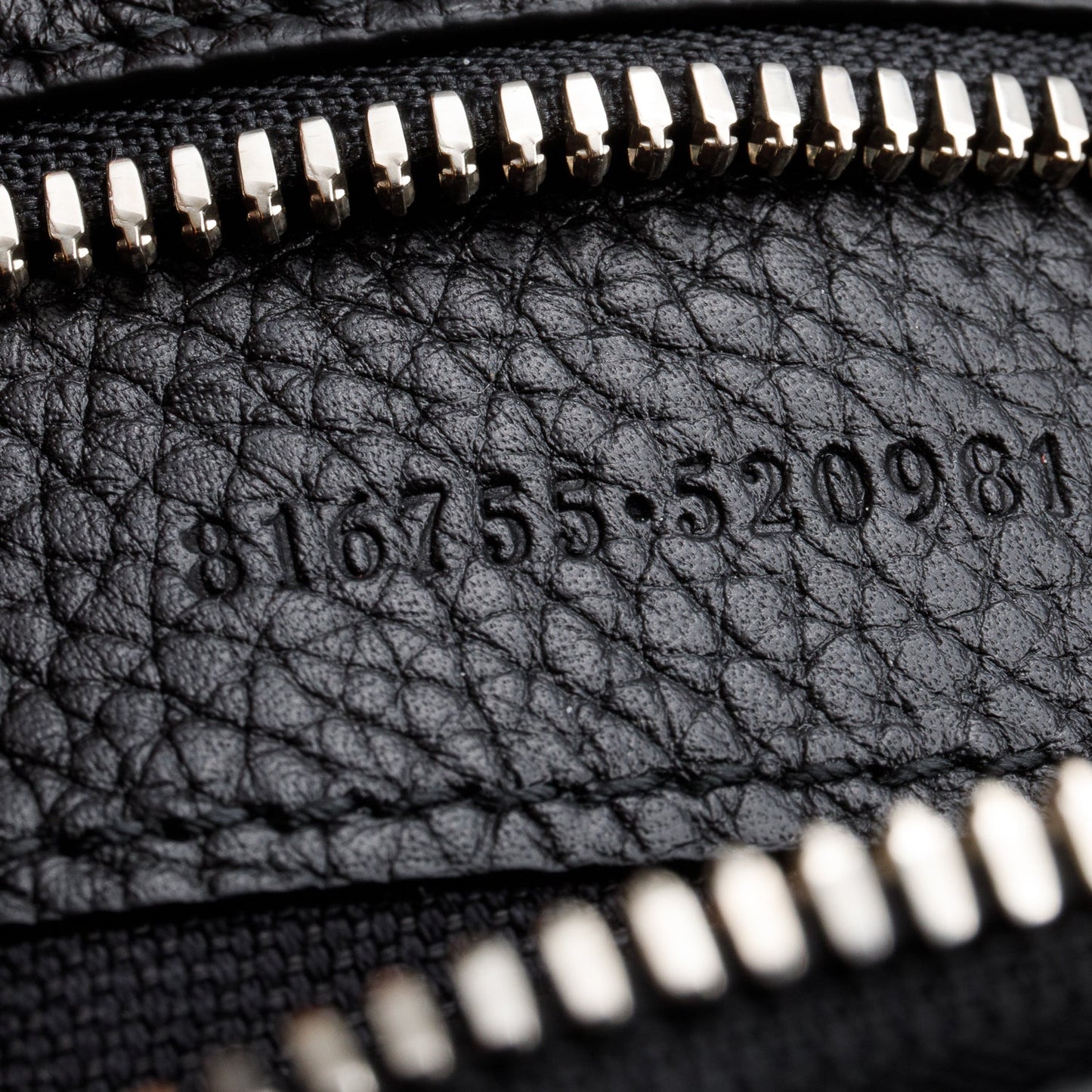Gucci Black Calfskin Leather Web Medium Business Case