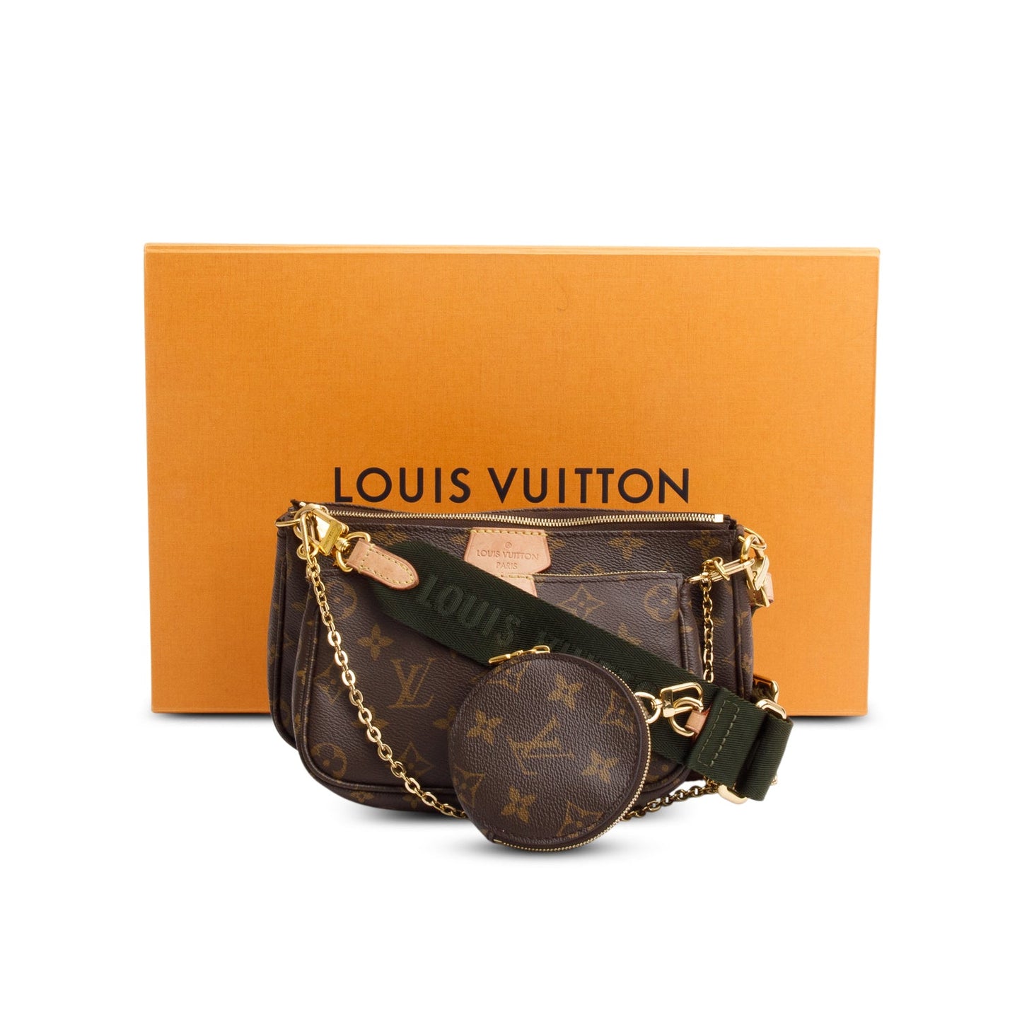 Louis Vuitton 2020 Monogram Khaki Multi-Pochette Accessoires