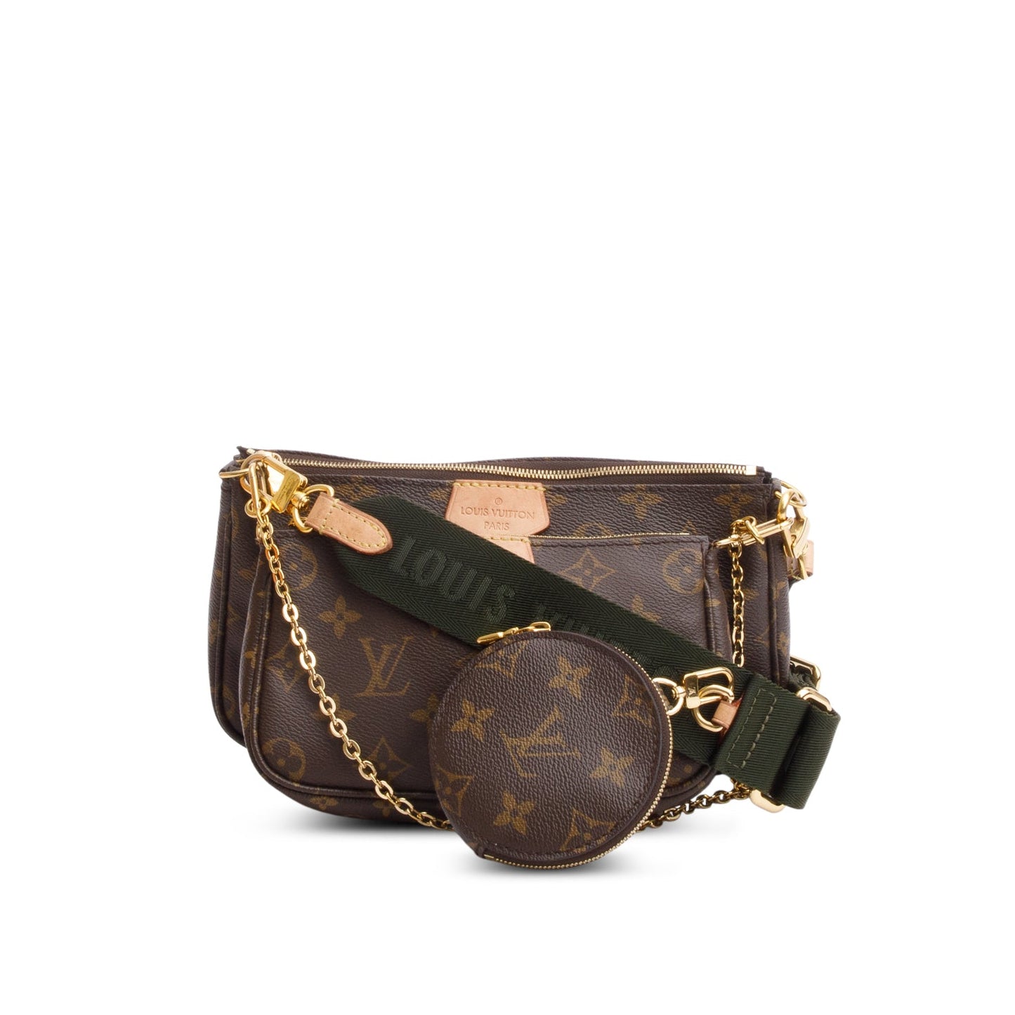 Louis Vuitton 2020 Monogram Khaki Multi-Pochette Accessoires