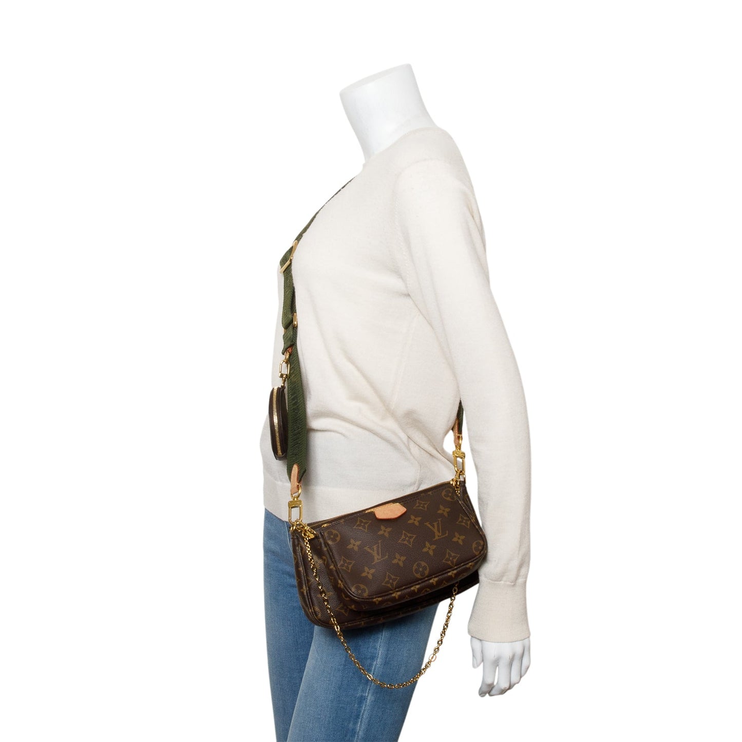 Louis Vuitton 2020 Monogram Khaki Multi-Pochette Accessoires