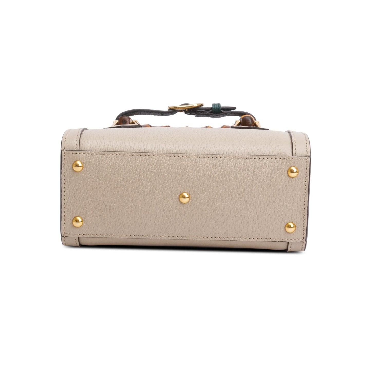 Gucci Taupe Calfskin Leather Diana Small Tote Bag