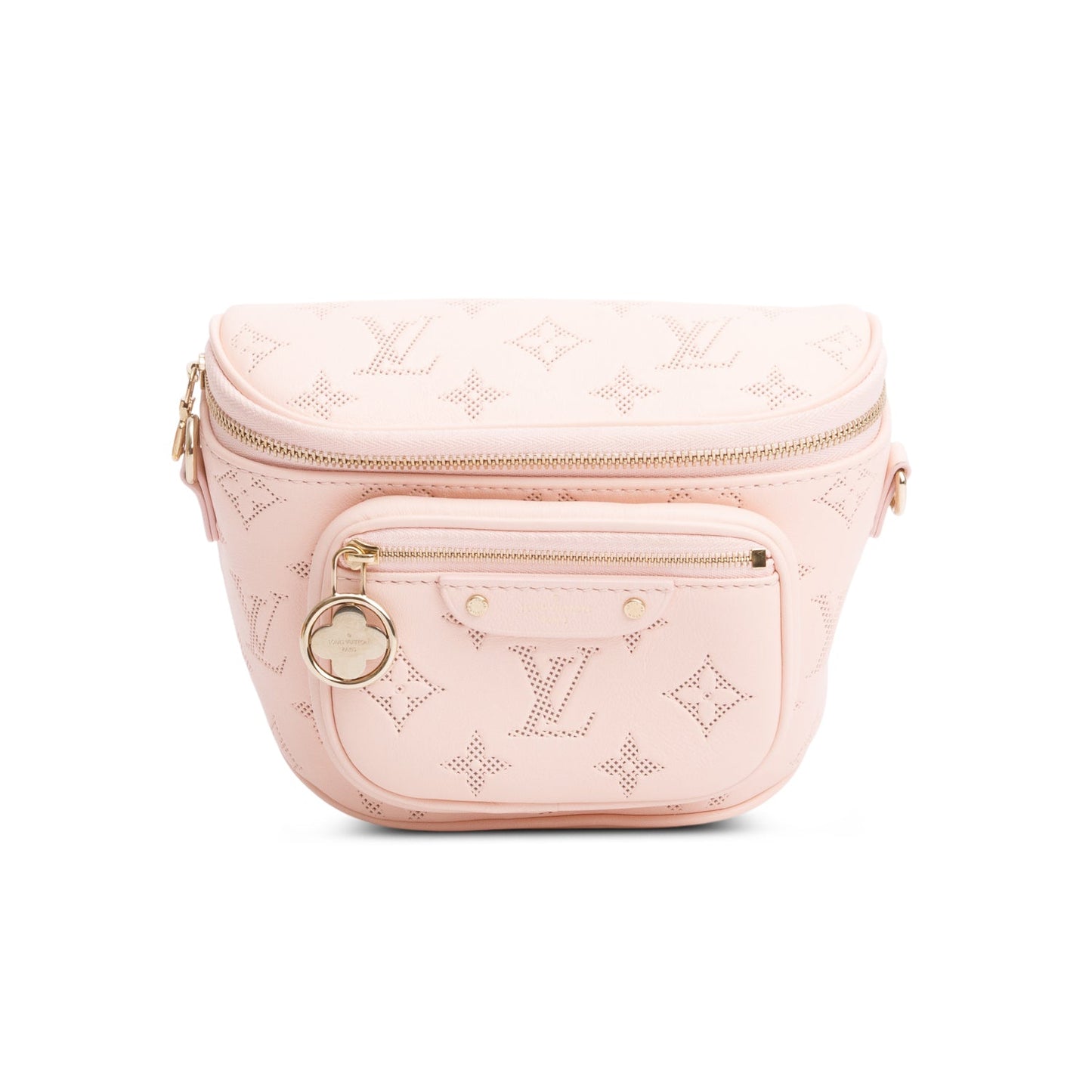 Louis Vuitton Pink Monogram Soft Calf Leather Special Edition Flower Mini Bumbag