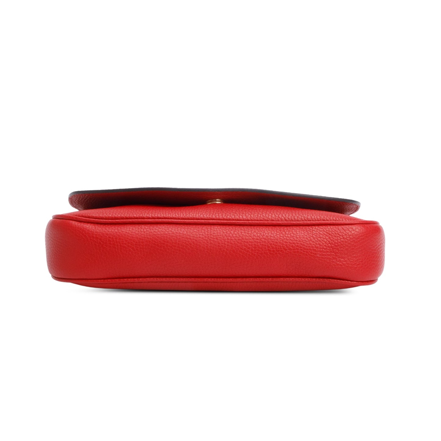Gucci Red Leather Medium Soho Flap Chain Crossbody Bag