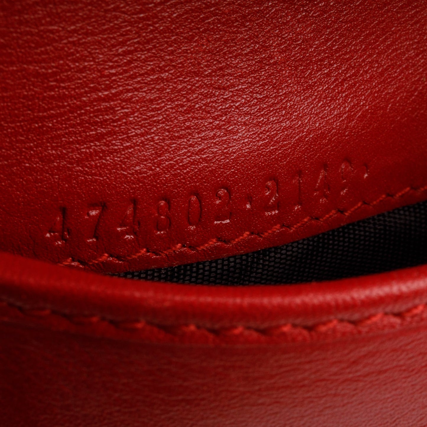 Gucci Red GG Marmont Matelasse Wallet