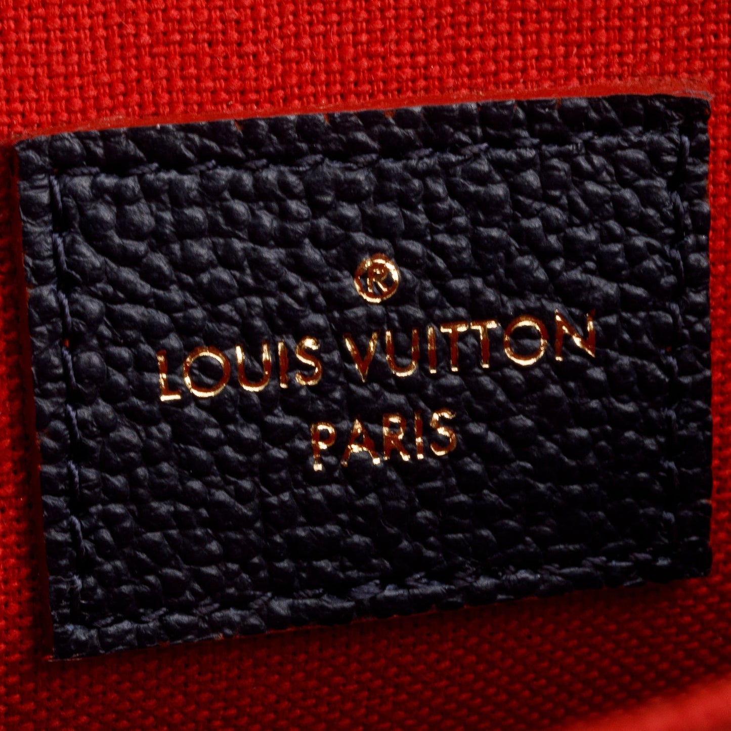 Louis Vuitton Marine Rouge Monogram Empreinte Leather Felicie Pochette