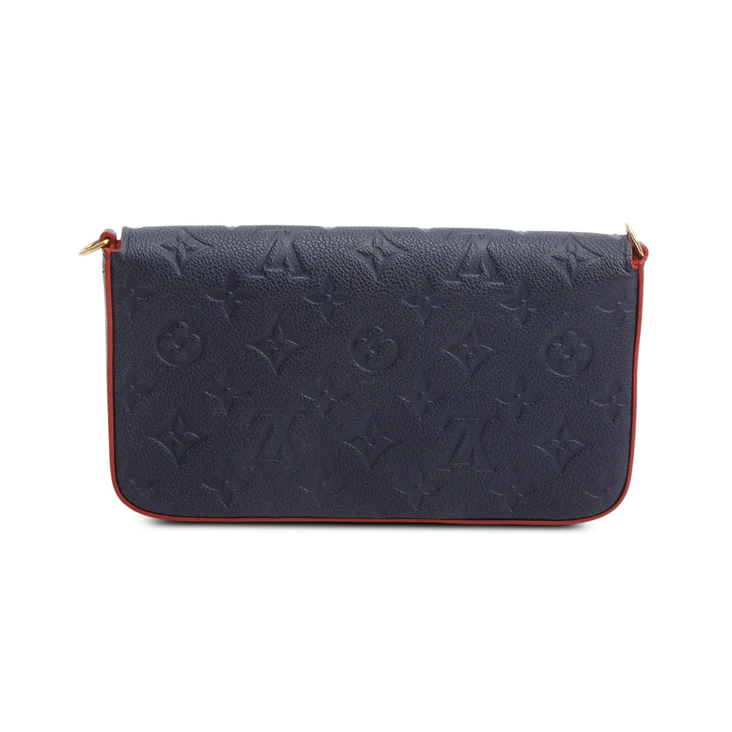 Louis Vuitton Marine Rouge Monogram Empreinte Leather Felicie Pochette