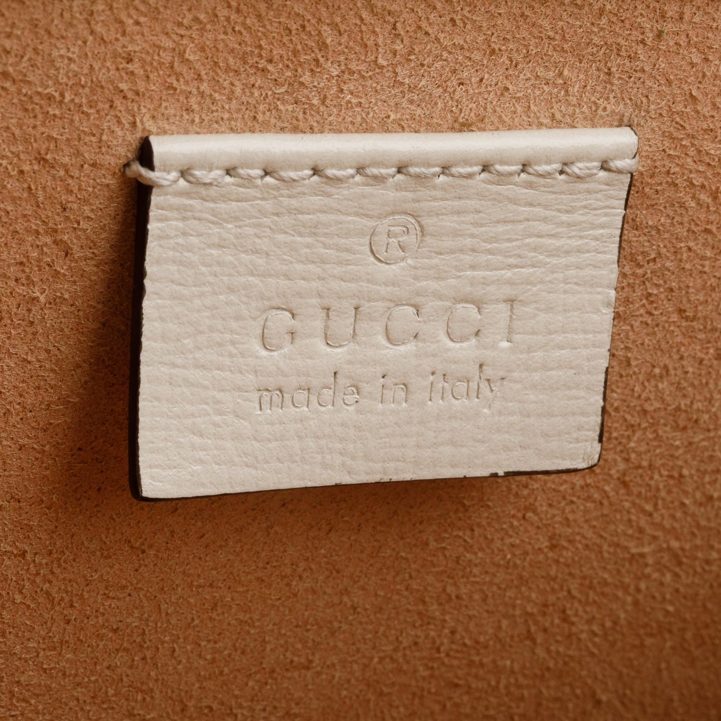 Gucci White Calfskin Leather Python Trim Small Dionysus Shoulder Bag