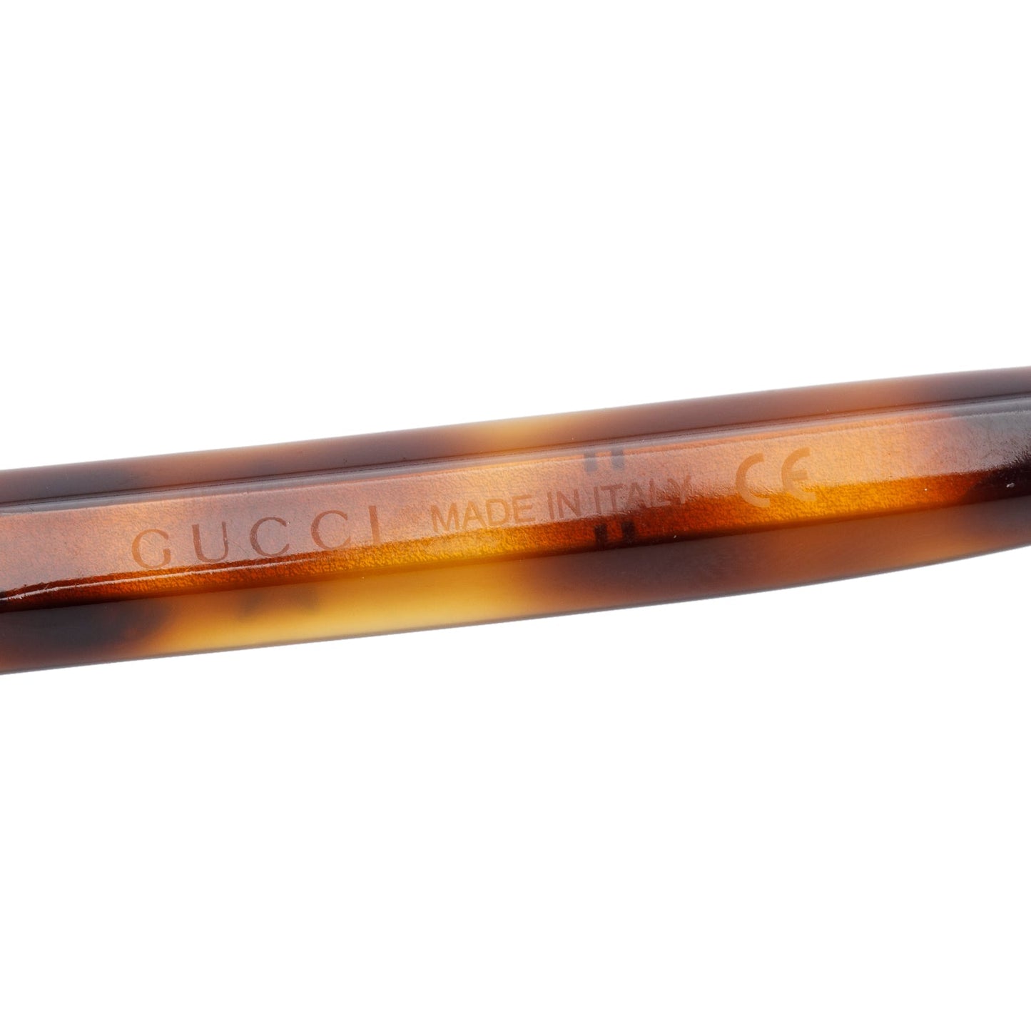 Gucci GG0232SK Havana Acetate Interlocking G Star Accent Square Sunglasses