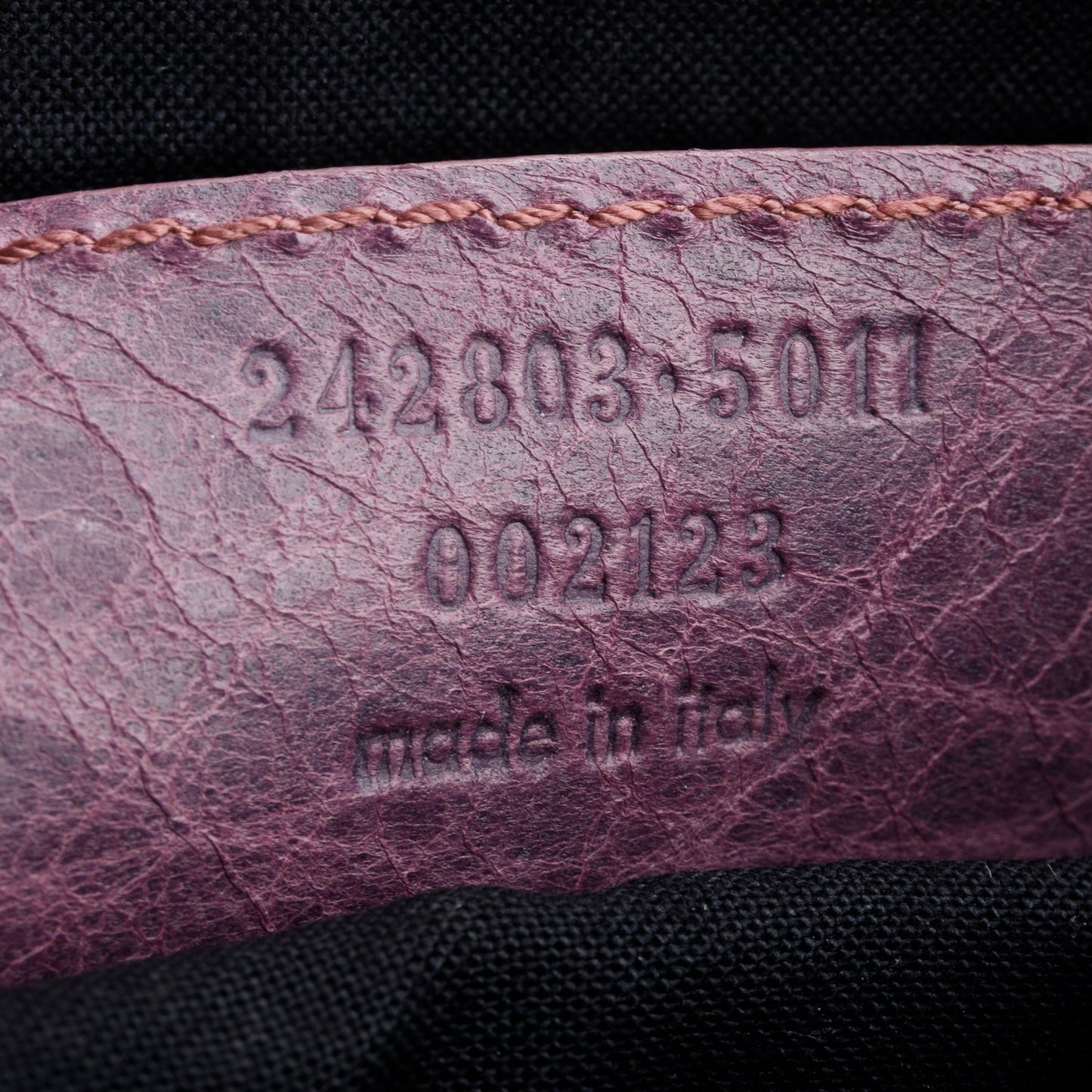 Balenciaga Purple Agneau Leather Classic Motorcycle Hip Crossbody