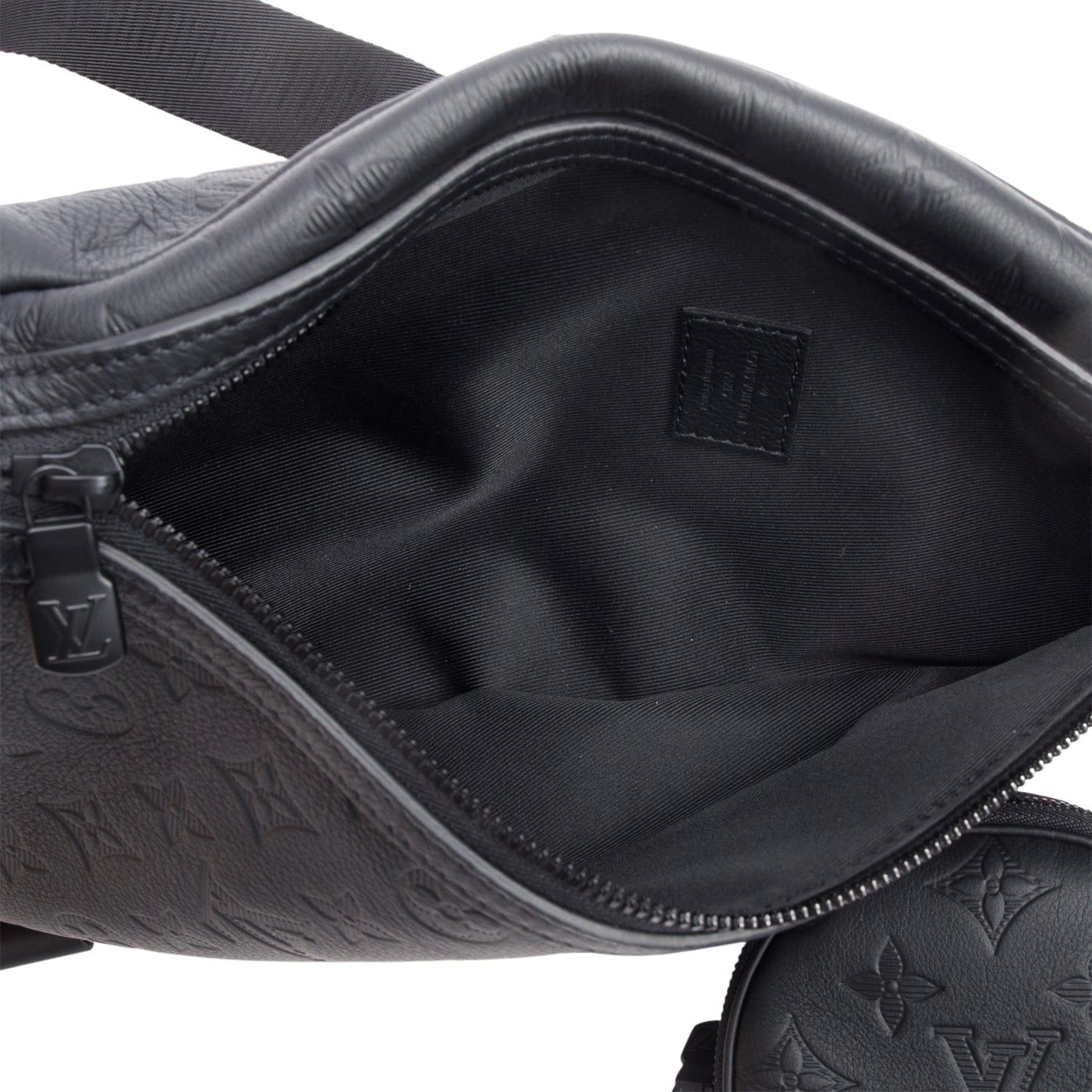 Louis Vuitton Black Monogram Shadow Duo Slingbag