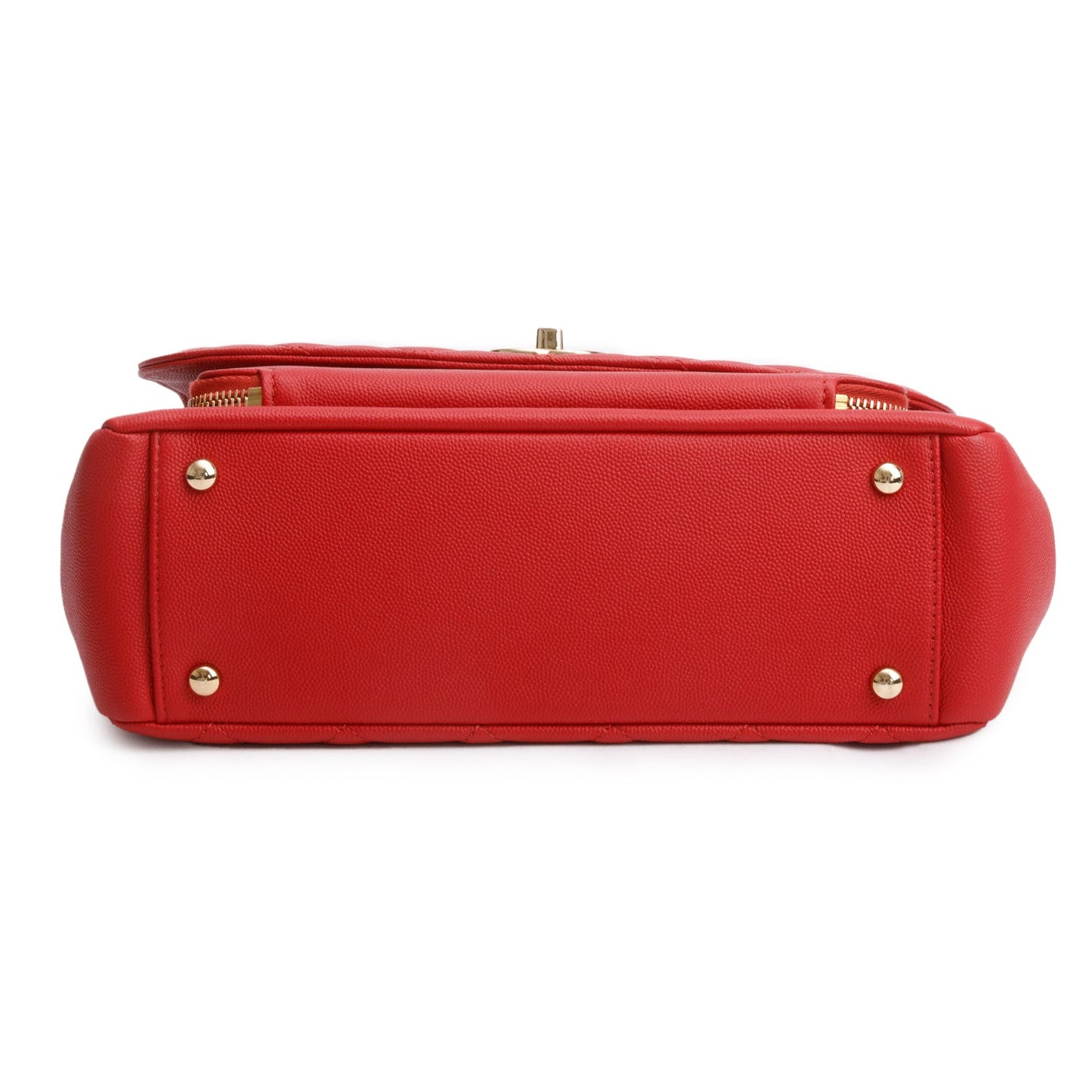 Chanel Red Caviar Leather Large Business Affinity Flap Bag
