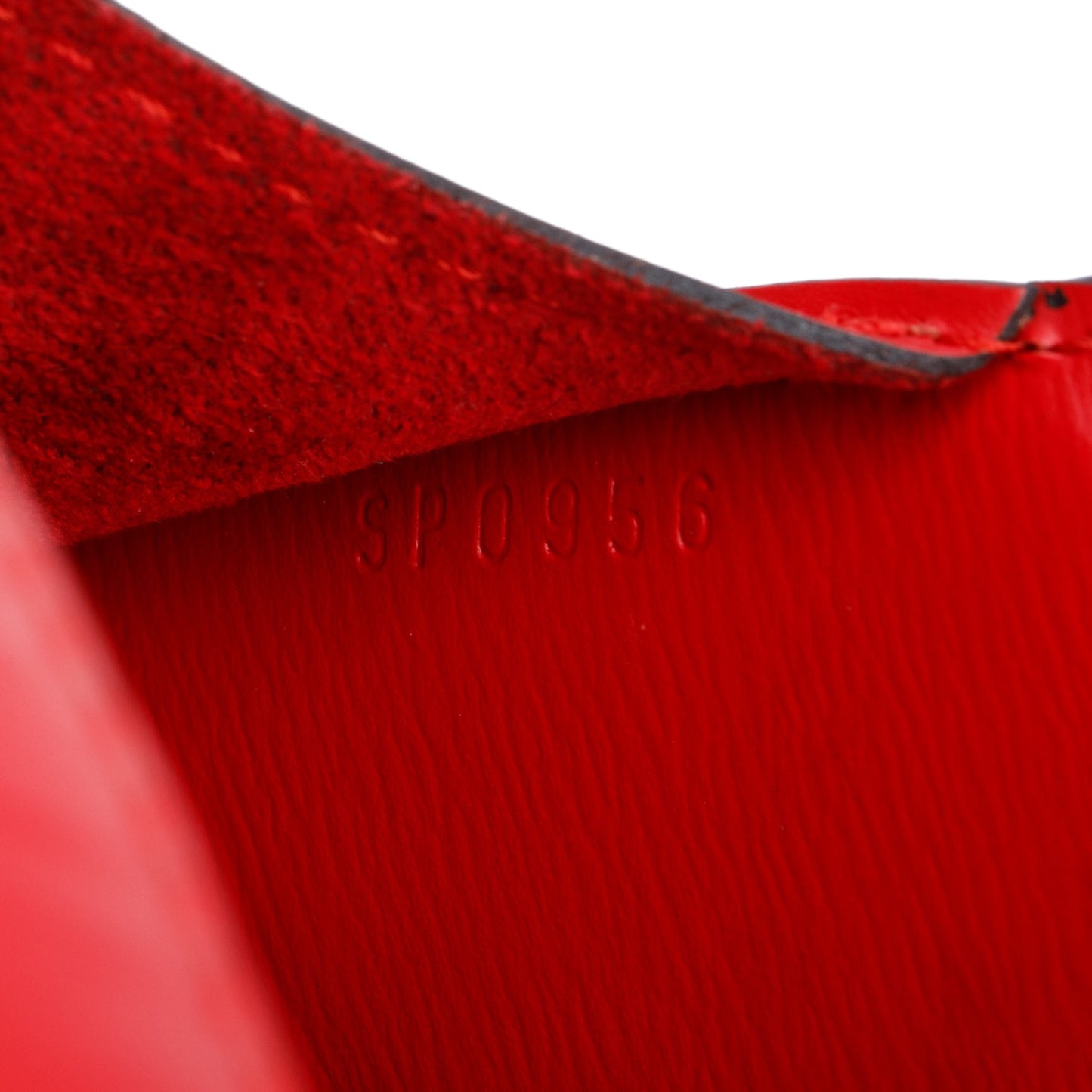 Louis Vuitton Vintage Red Epi Leather Cluny Bag