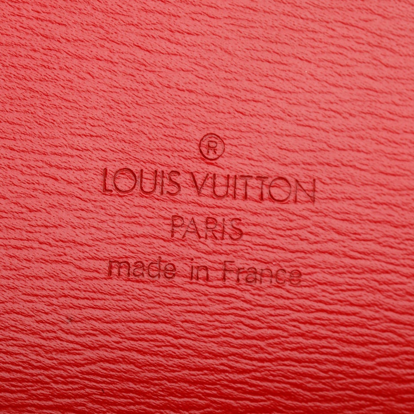 Louis Vuitton Vintage Red Epi Leather Cluny Bag
