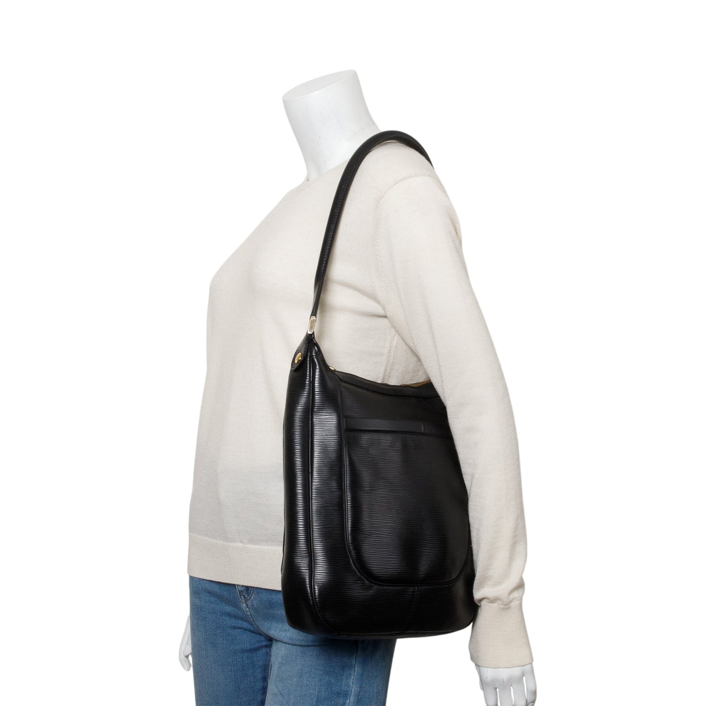Louis Vuitton Vintage Black Epi Leather Salabha