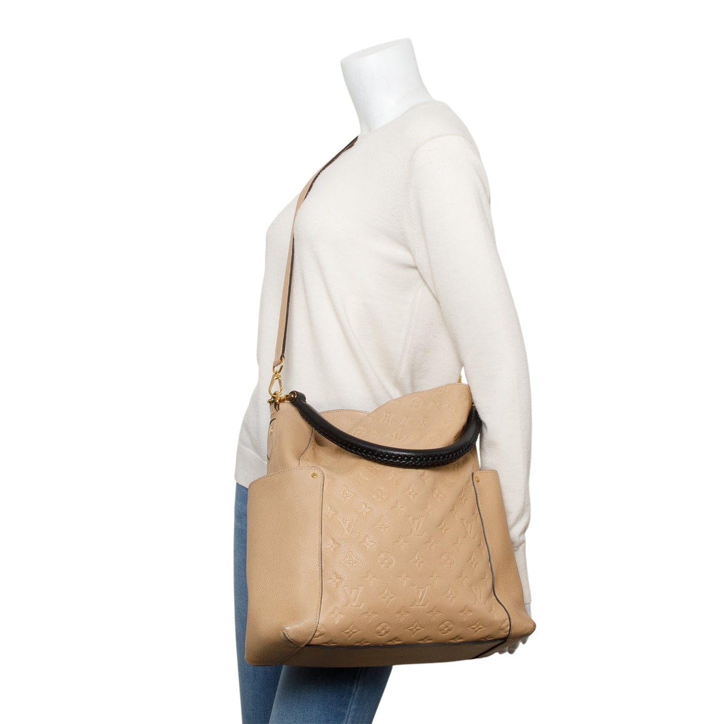Louis Vuitton Dune Monogram Empreinte Leather Bagatelle