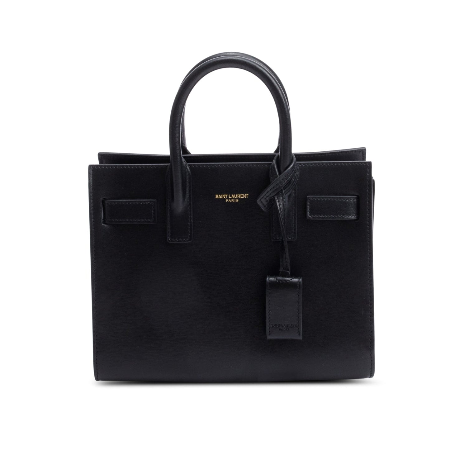 Saint Laurent 2021 Black Smooth Leather Nano Sac De Jour
