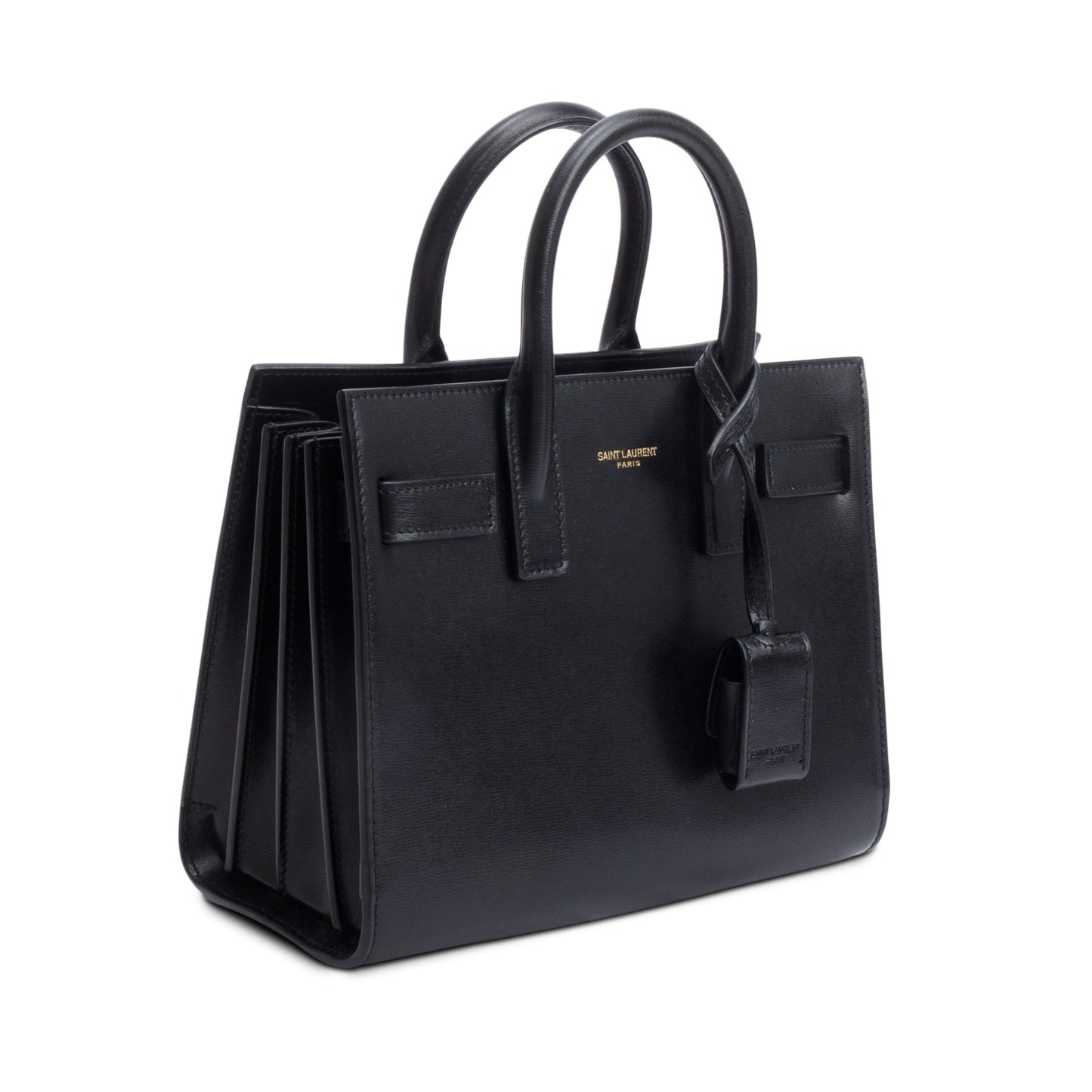 Saint Laurent 2021 Black Smooth Leather Nano Sac De Jour