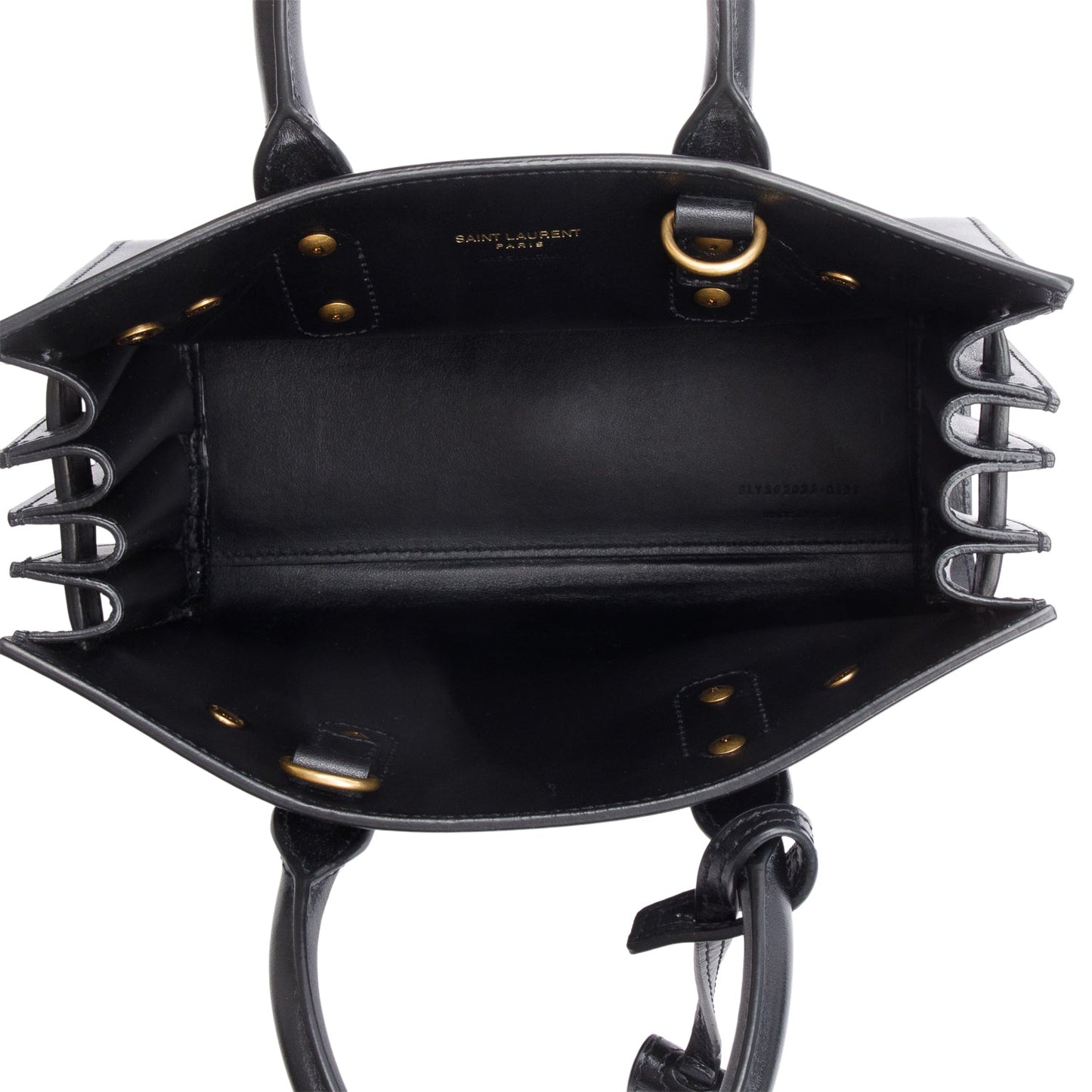 Saint Laurent 2021 Black Smooth Leather Nano Sac De Jour