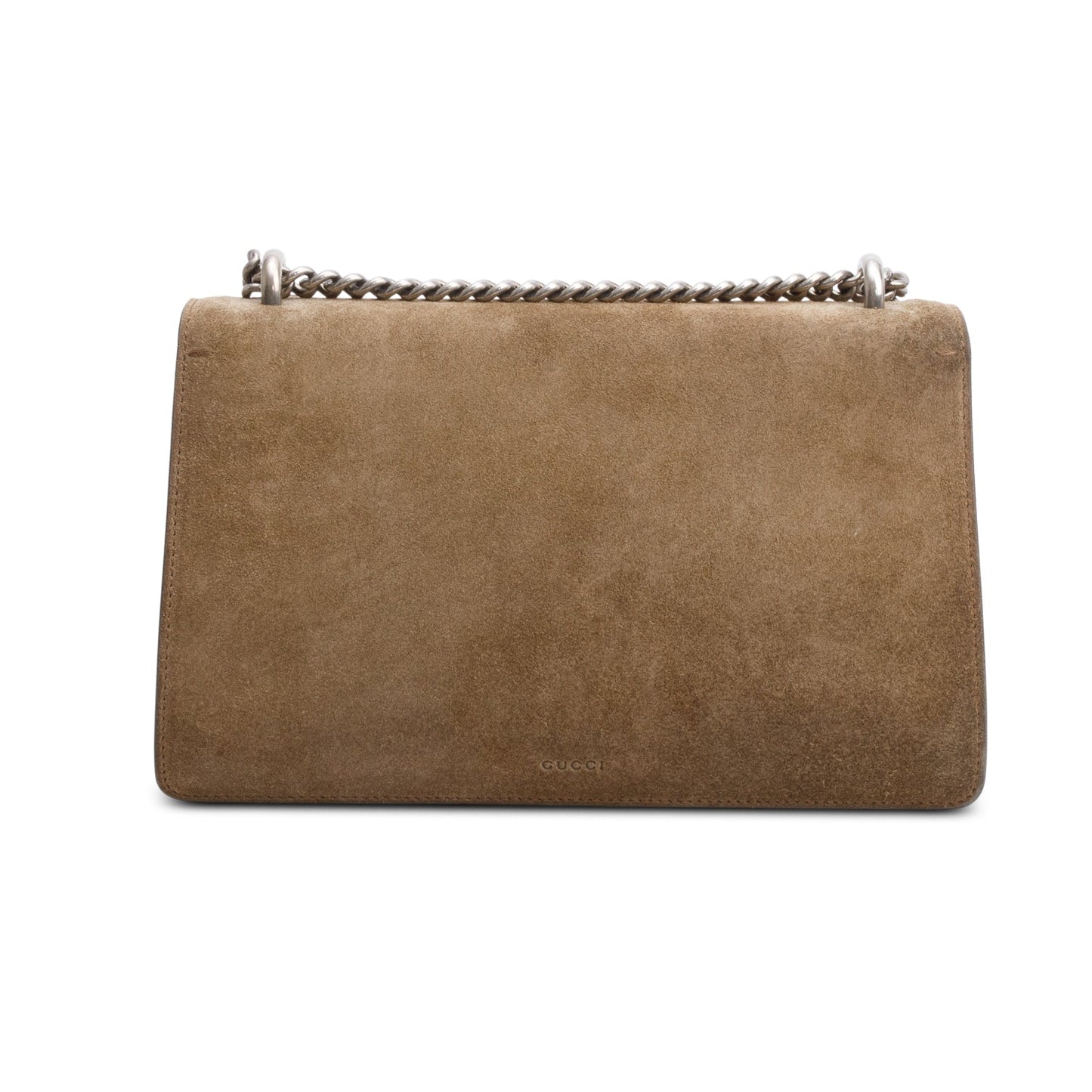 Gucci Beige Suede Small Dionysus Shoulder Bag