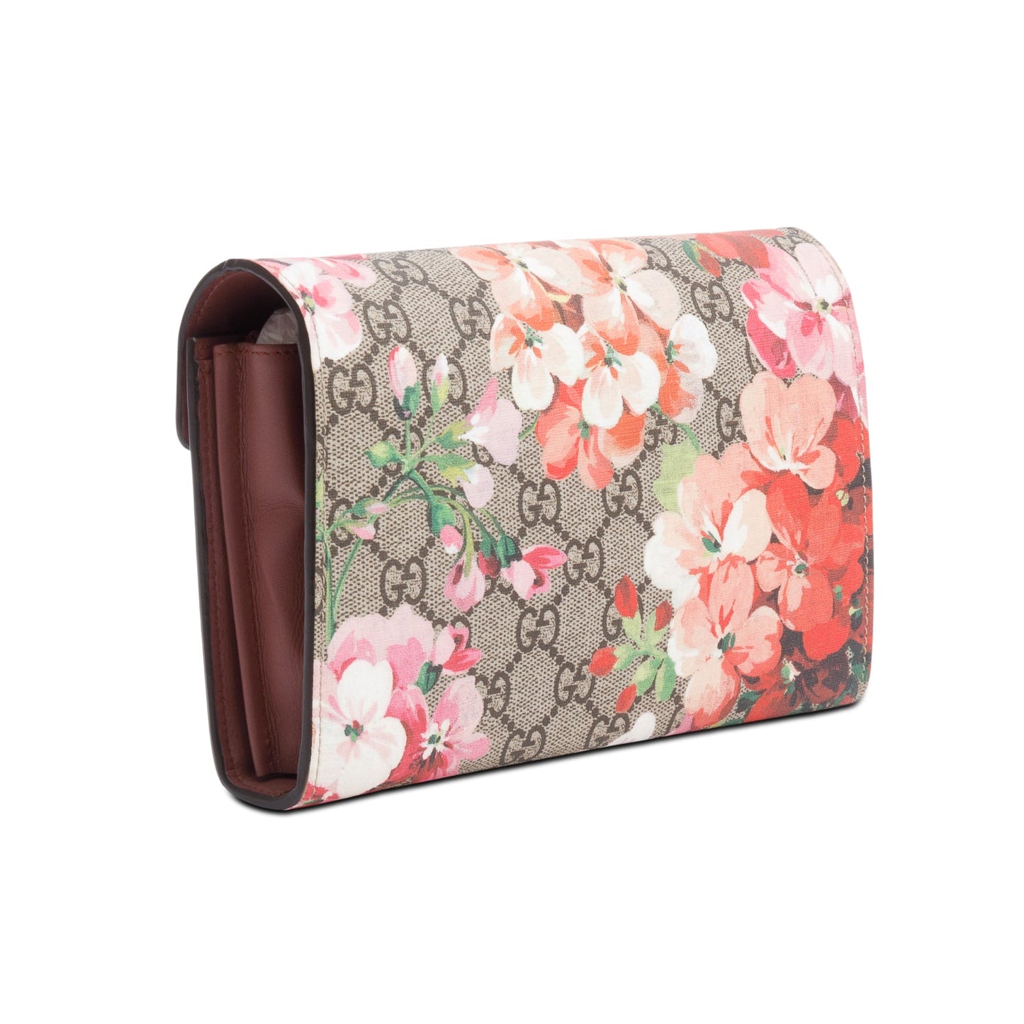 Gucci Dionysus GG Supreme Blooms Wallet on Chain
