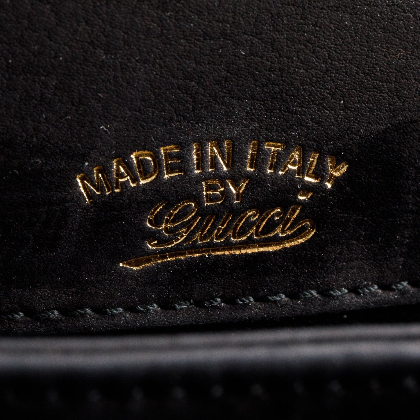 Gucci Black Patent Leather 1973 Flap Handle Bag