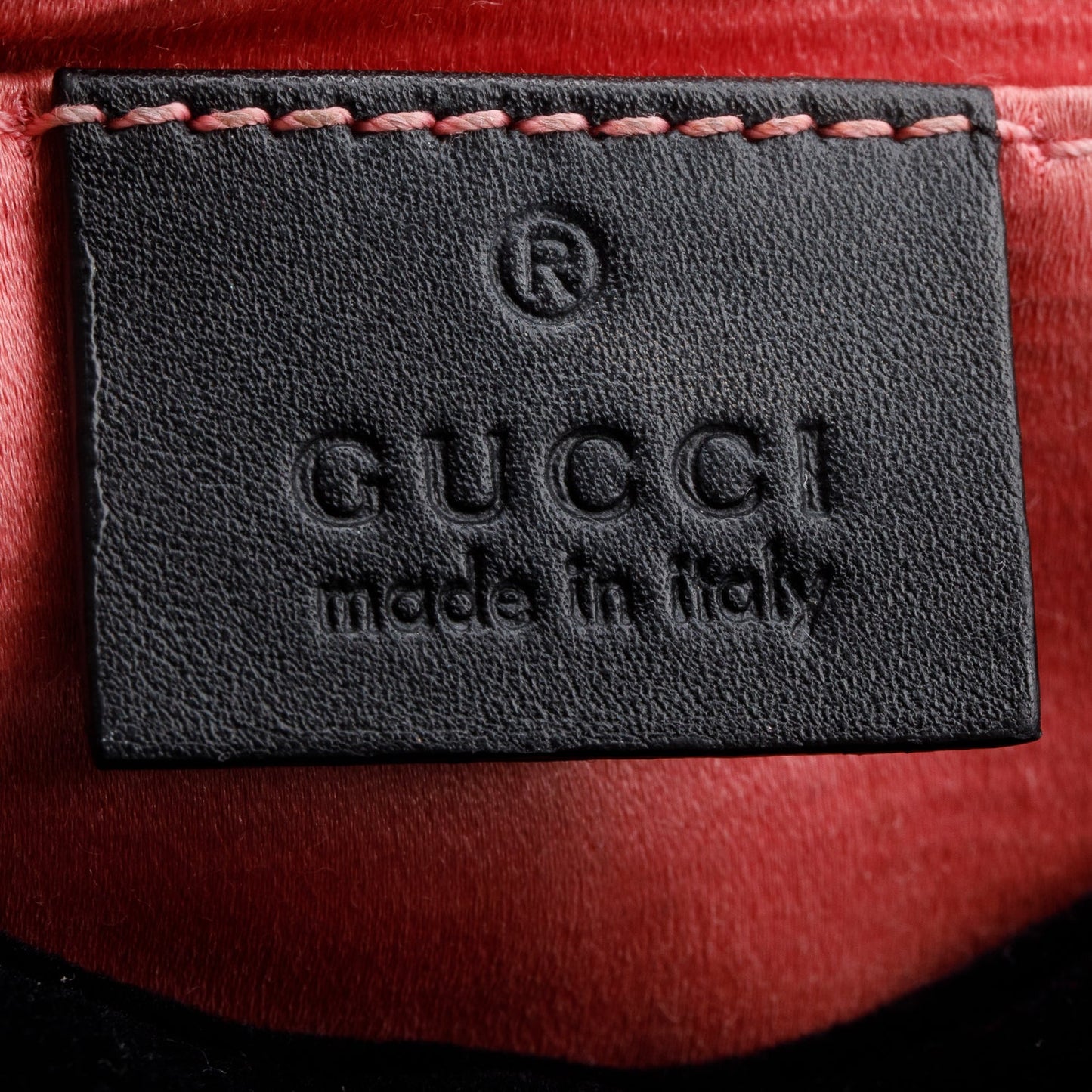 Gucci Black Velvet Matelasse GG Marmont Mini Shoulder Bag