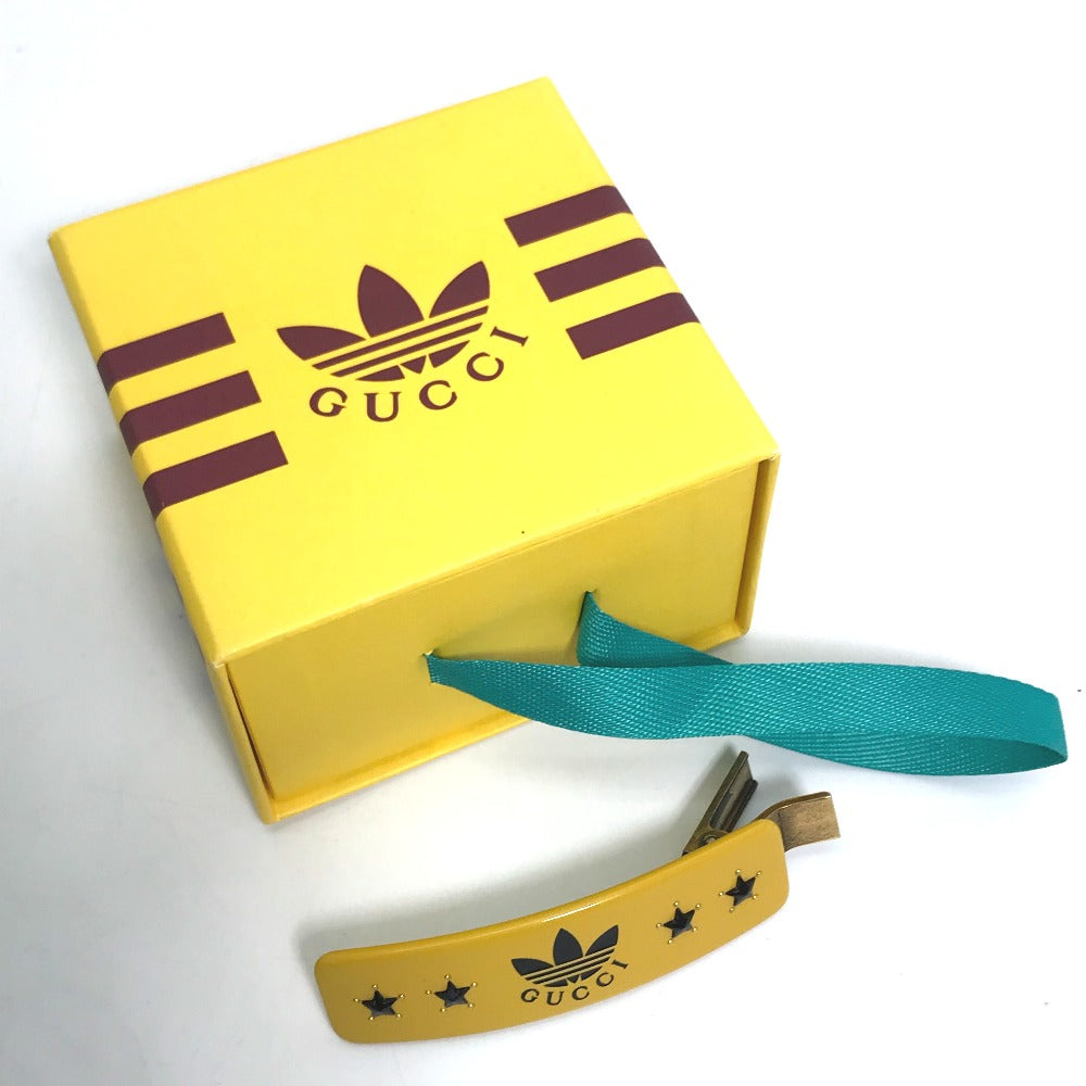 GUCCI Valletta 702940 plastic yellow hair accessory Adidas ADIDAS collaboration Women