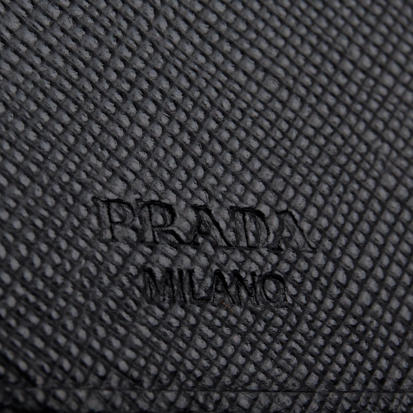 Prada Black Saffiano Leather Bifold Card Holder