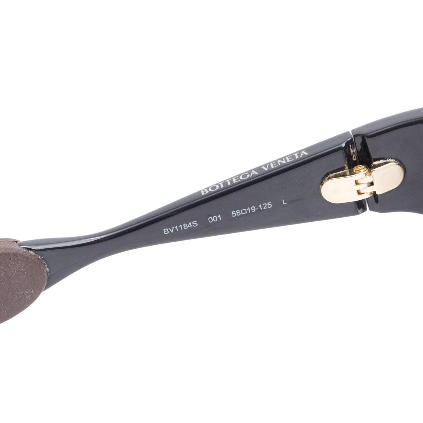 Bottega Veneta BV1184S Black Acetate Wrapped Sport Sunglasses