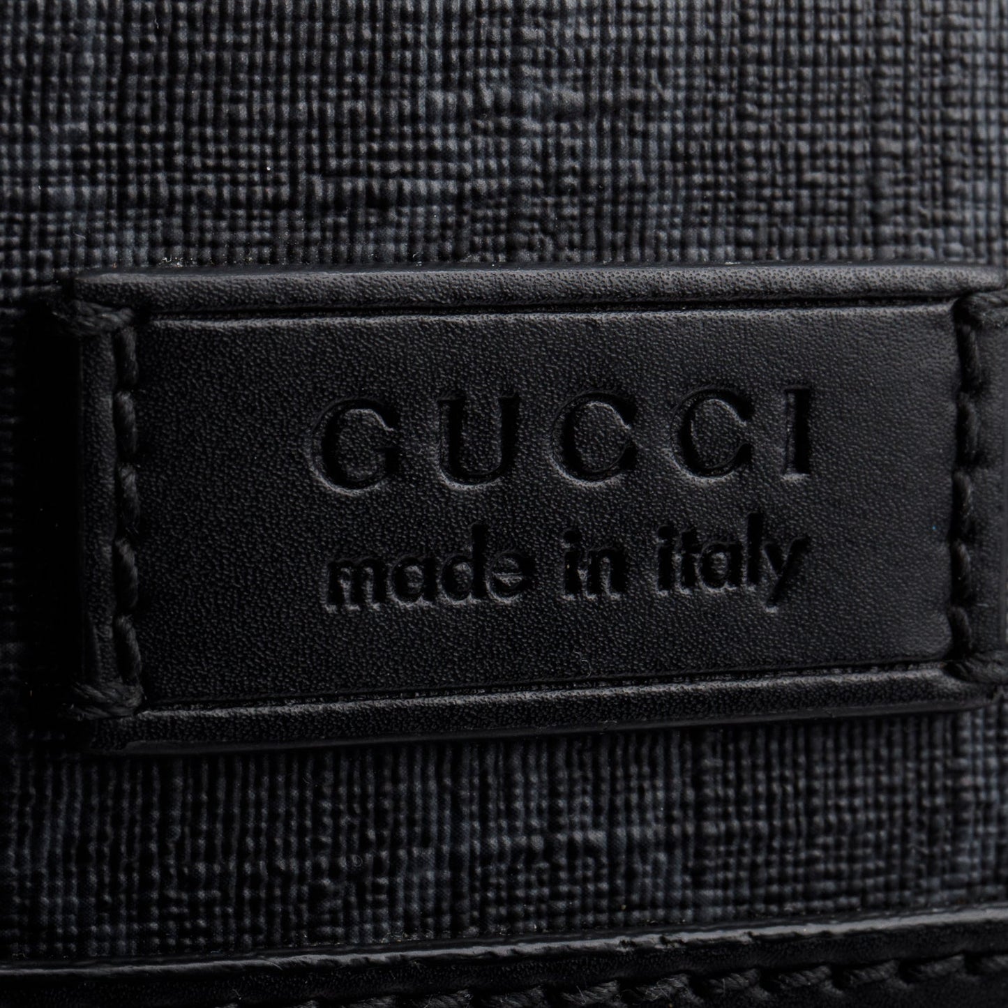 Gucci Black GG Supreme Small Messenger Bag