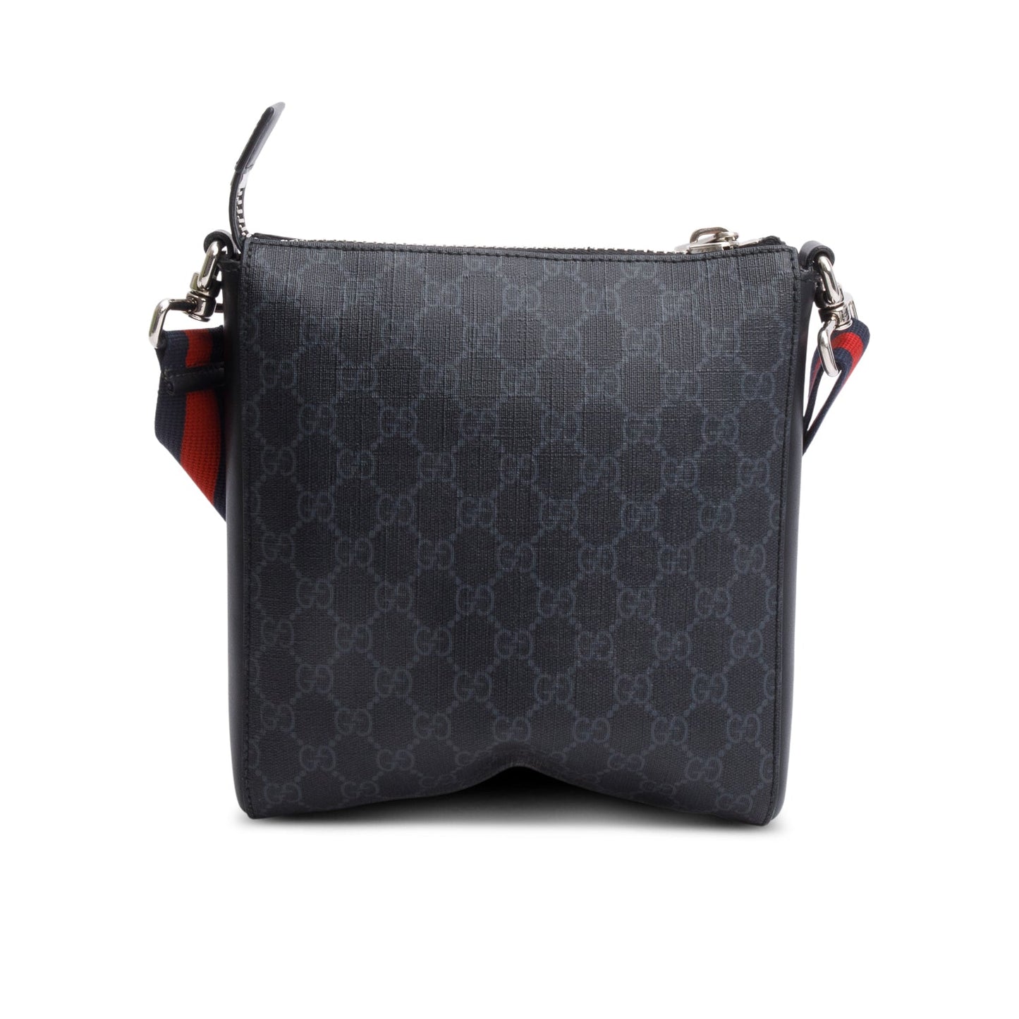 Gucci Black GG Supreme Small Messenger Bag