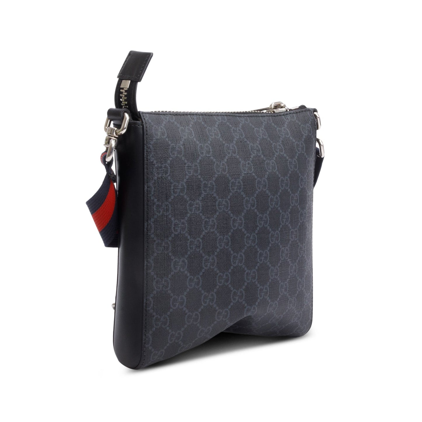 Gucci Black GG Supreme Small Messenger Bag