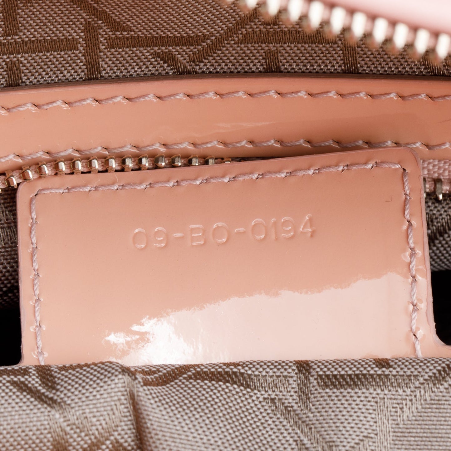 Christian Dior Beige Cannage Patent Leather Large Lady Dior Bag
