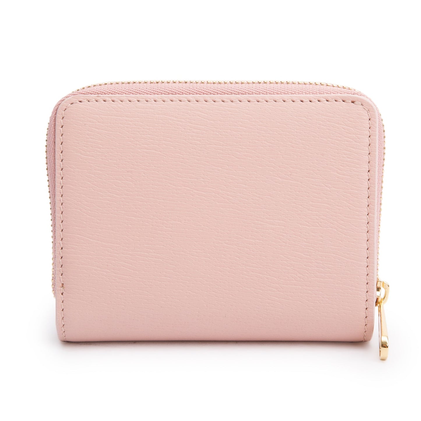 Gucci Pink Leather Mini Wallet with Gucci Script