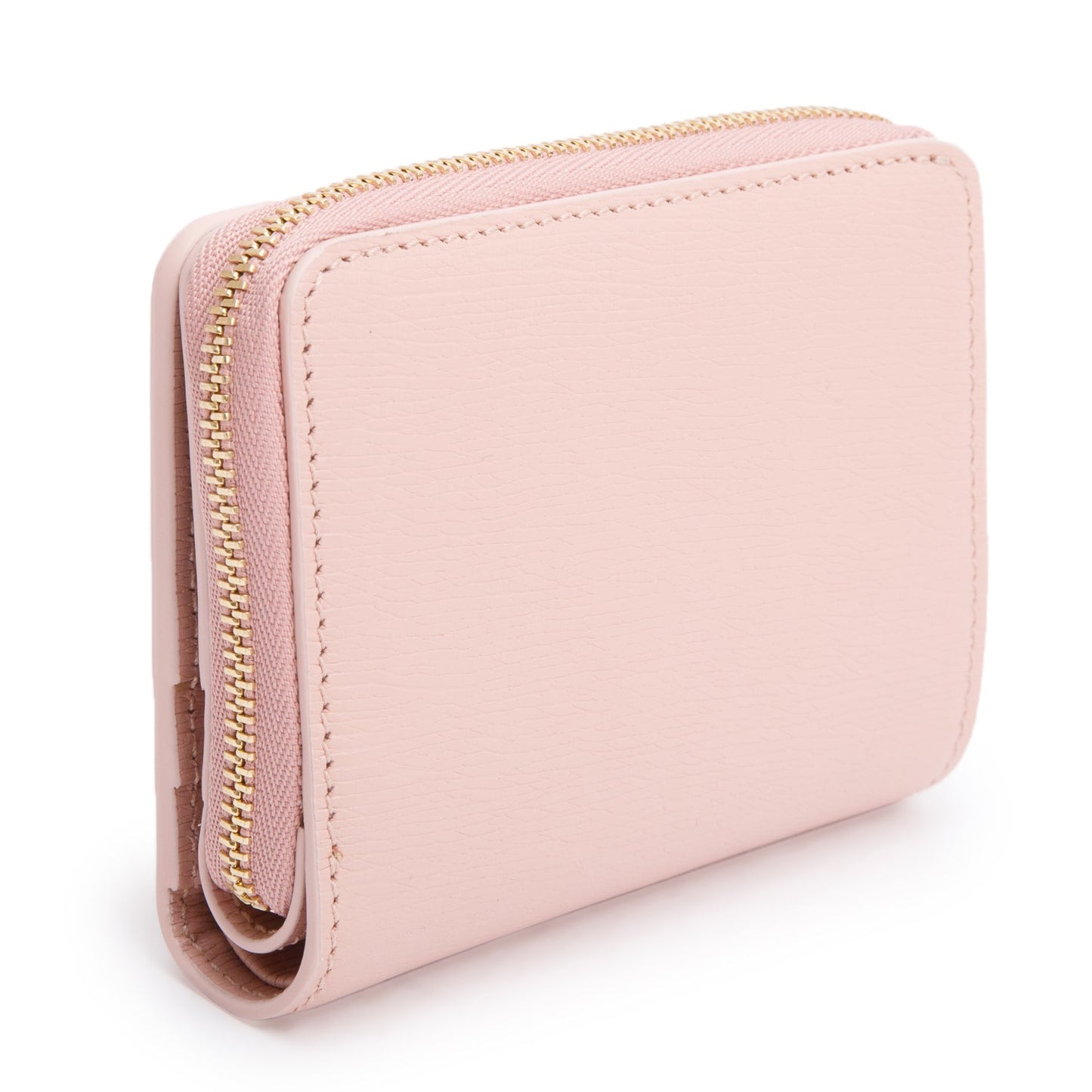 Gucci Pink Leather Mini Wallet with Gucci Script