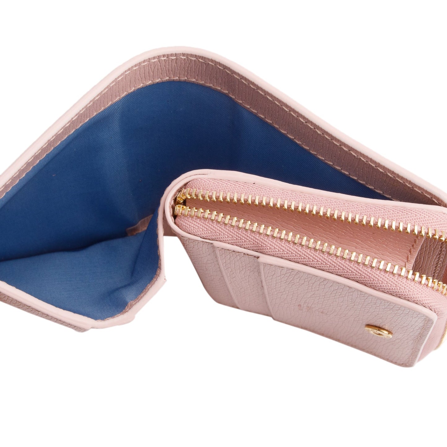 Gucci Pink Leather Mini Wallet with Gucci Script