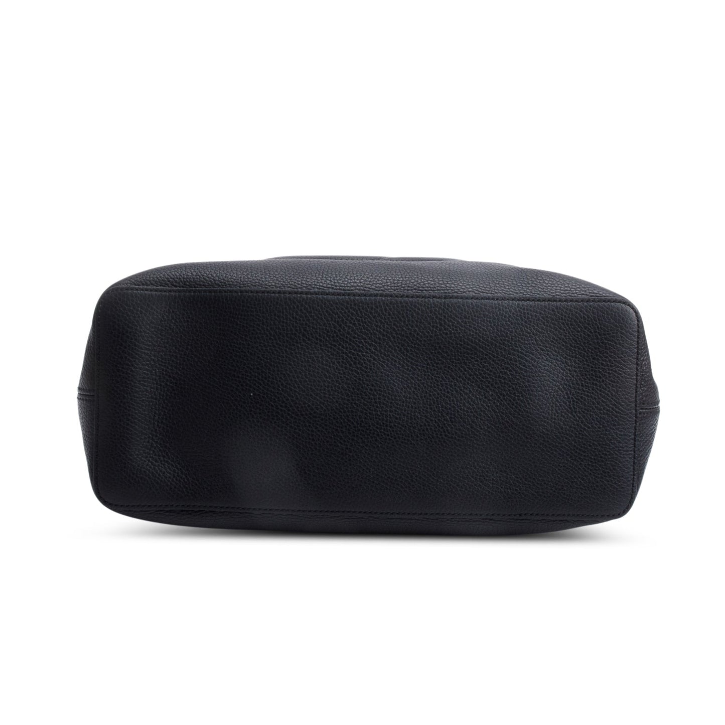 Gucci Black Pebbled Calfskin Leather Large Convertible Soho Hobo Bag