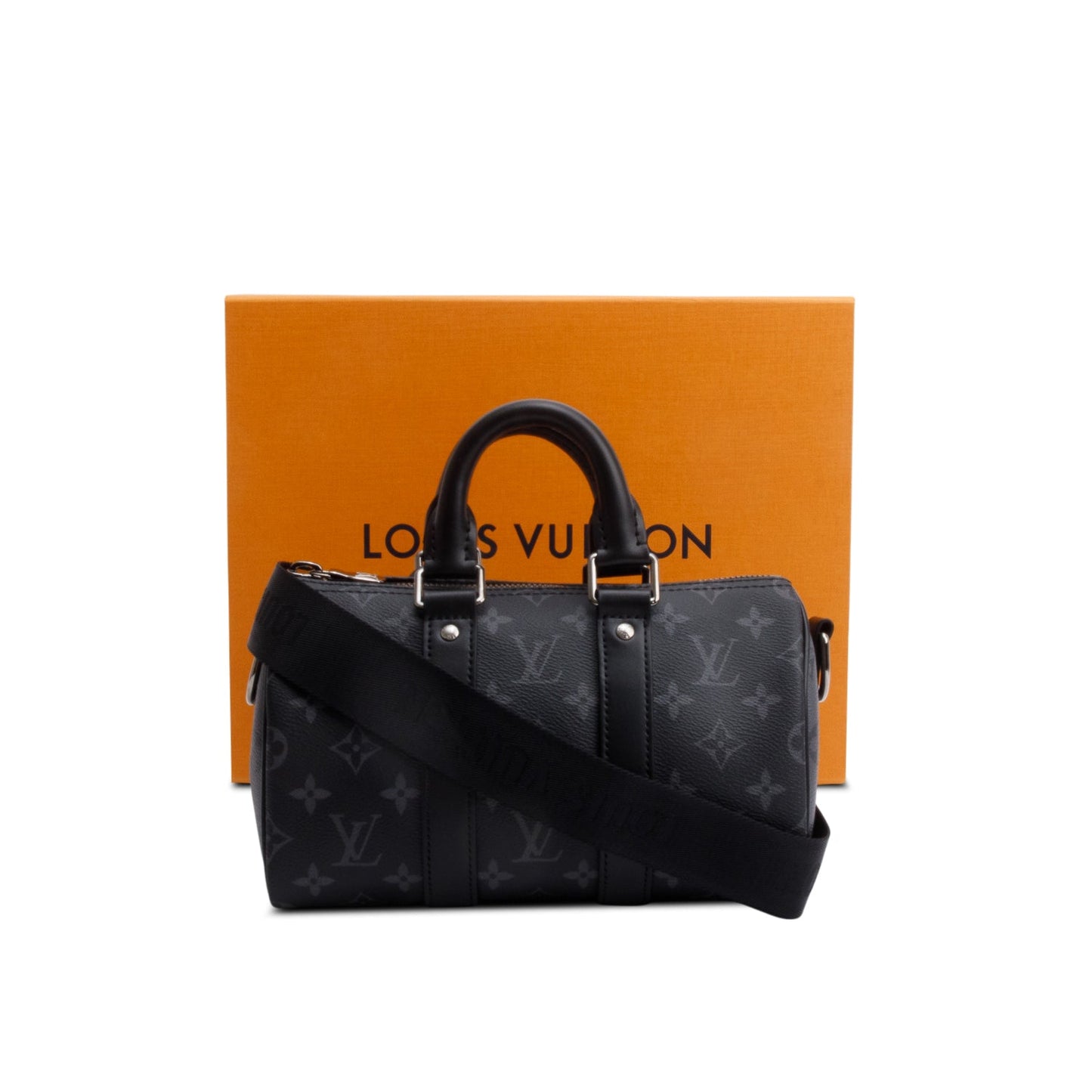 Louis Vuitton Monogram Eclipse Speedy Bandouliere 25