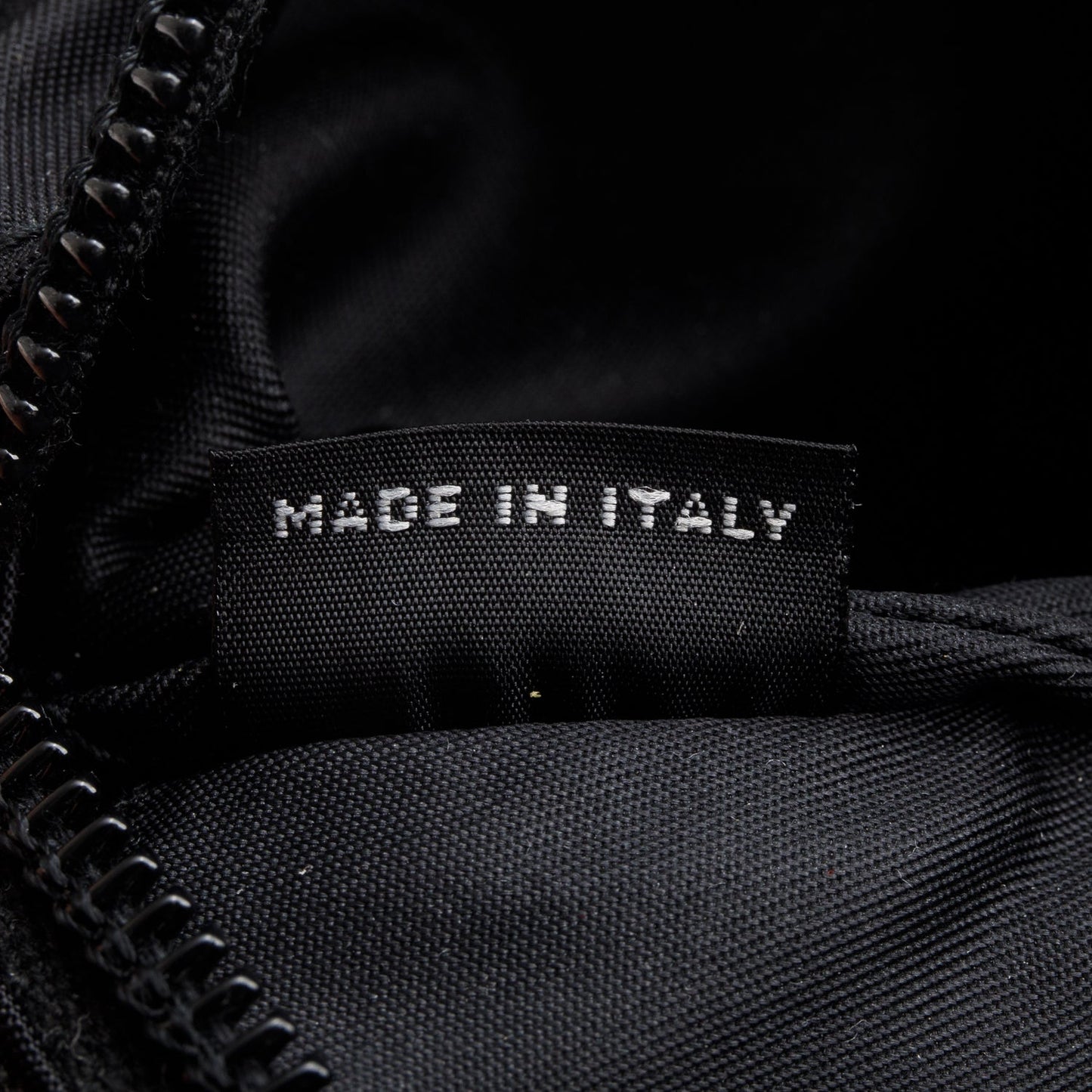Prada Black Tessuto Nylon Vela Flat Messenger Bag