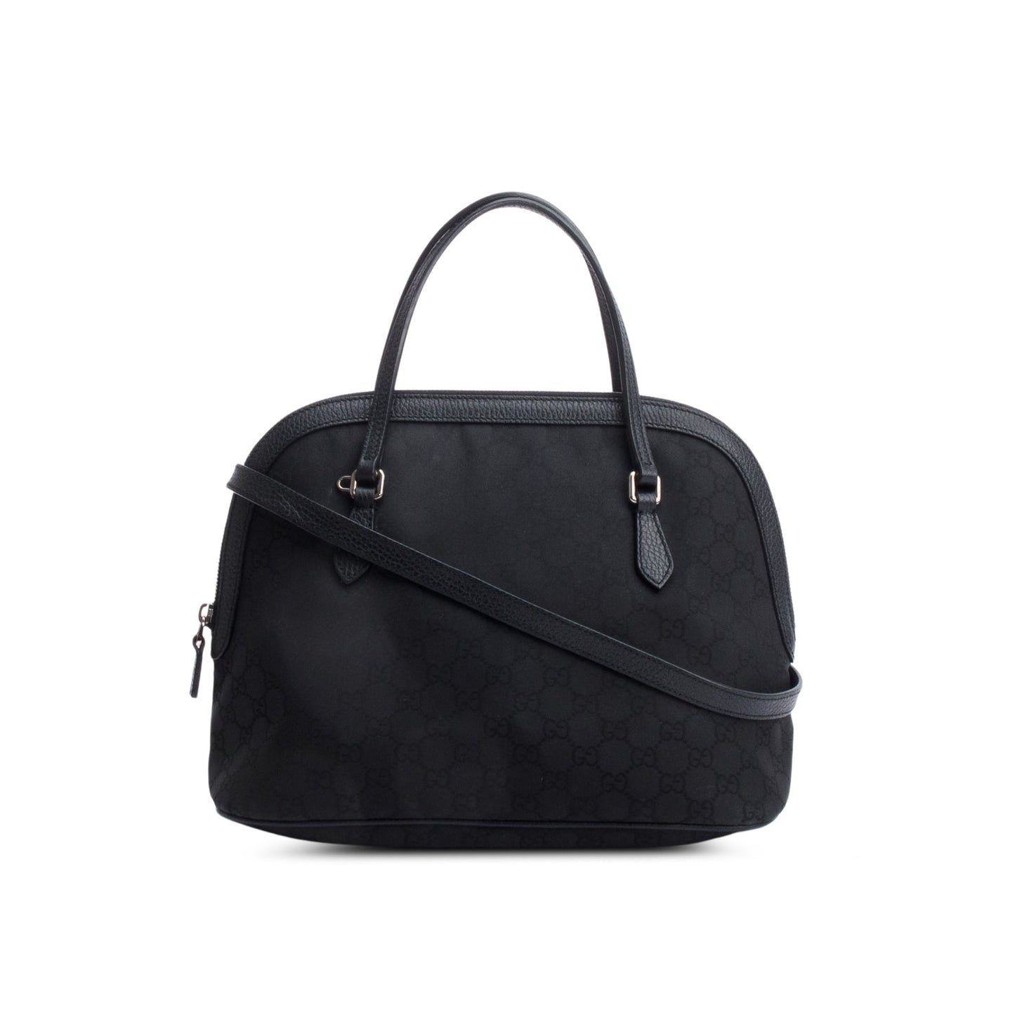 Gucci Black GG Canvas Dome Bag