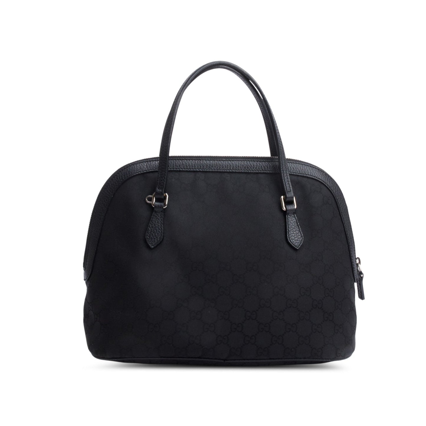 Gucci Black GG Canvas Dome Bag