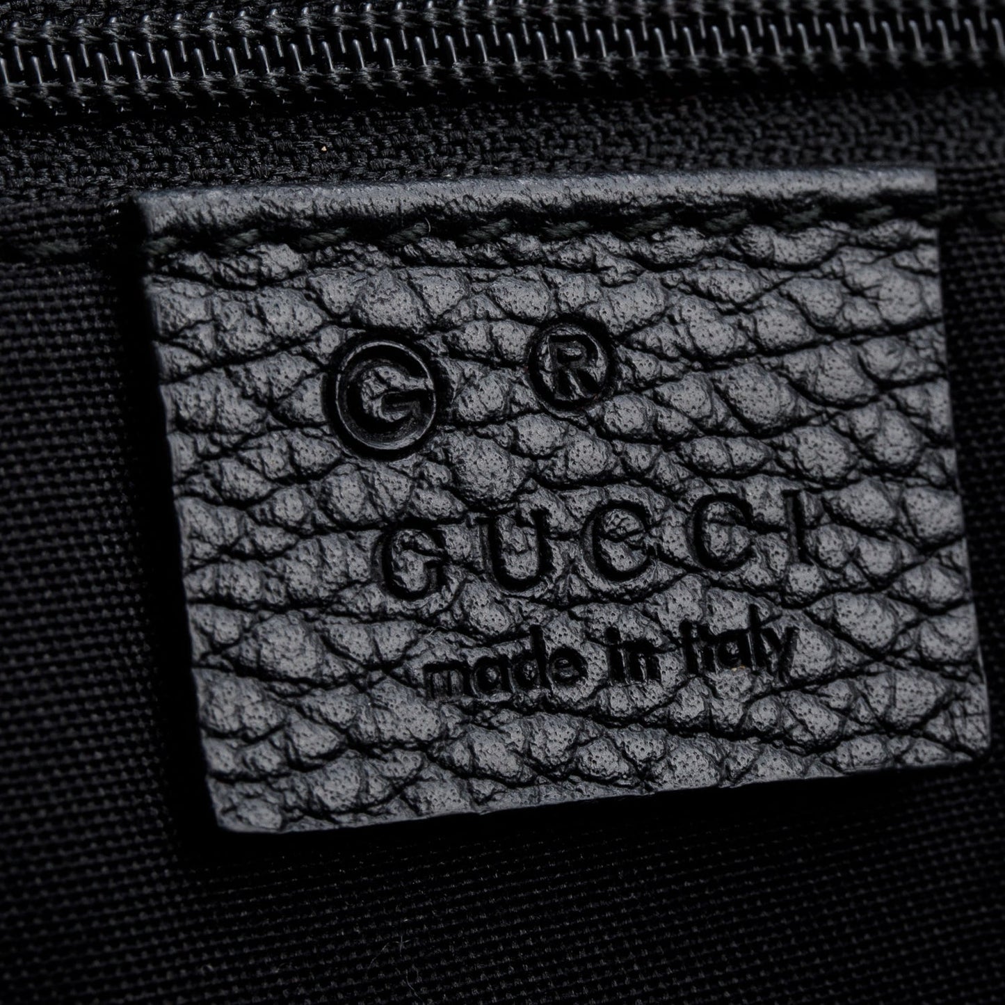 Gucci Black GG Canvas Dome Bag