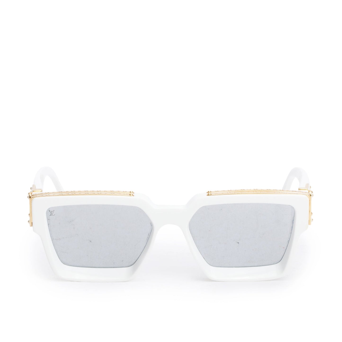 Louis Vuitton Z1166W White Acetate 1.1 Millionaires Sunglasses