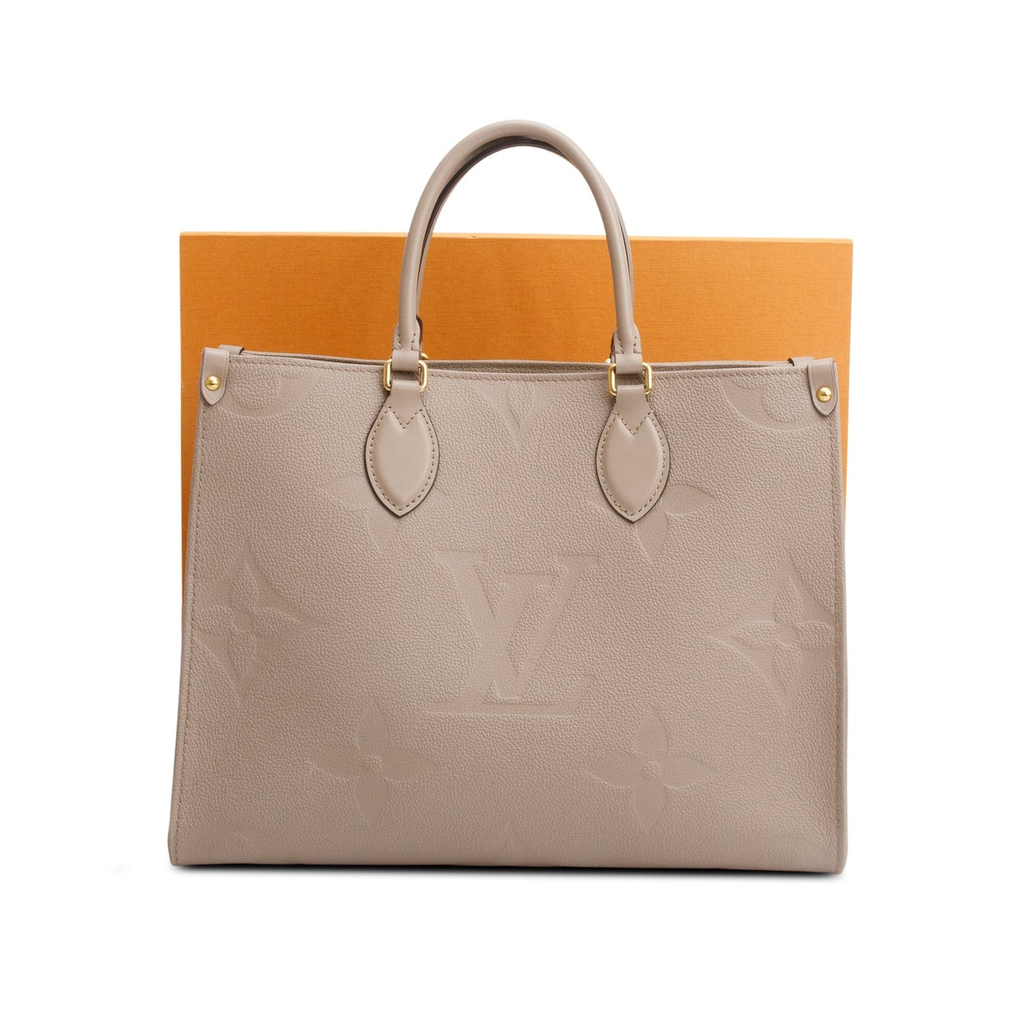 Louis Vuitton Turtledove Monogram Empreinte Giant OnTheGo MM