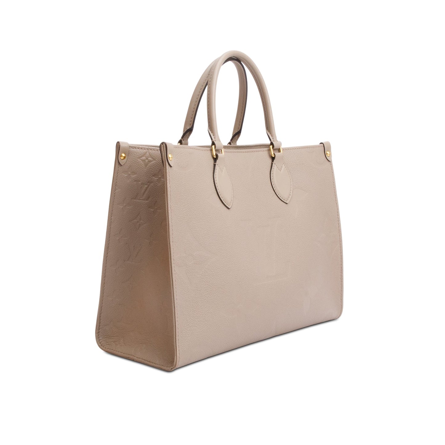 Louis Vuitton Turtledove Monogram Empreinte Giant OnTheGo MM